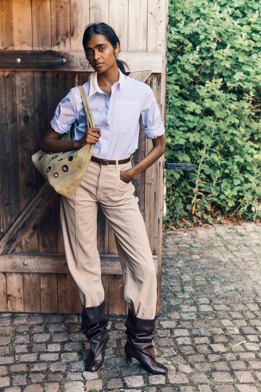 Matine skjorte - Blue Heron Stripe