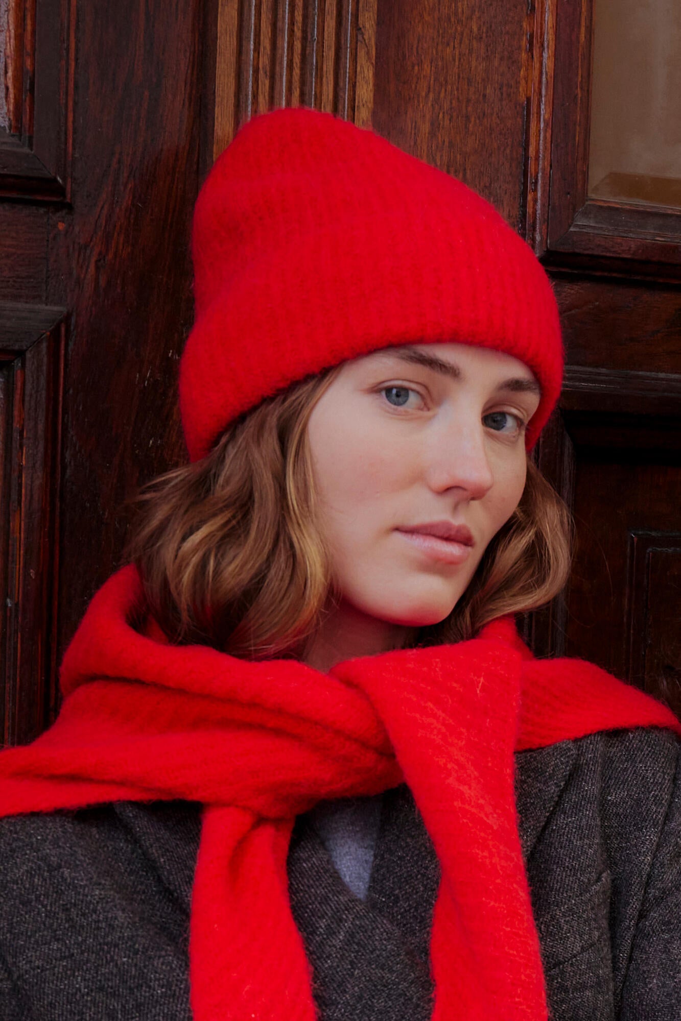 Alpaca-Wool hue - Salsa Red