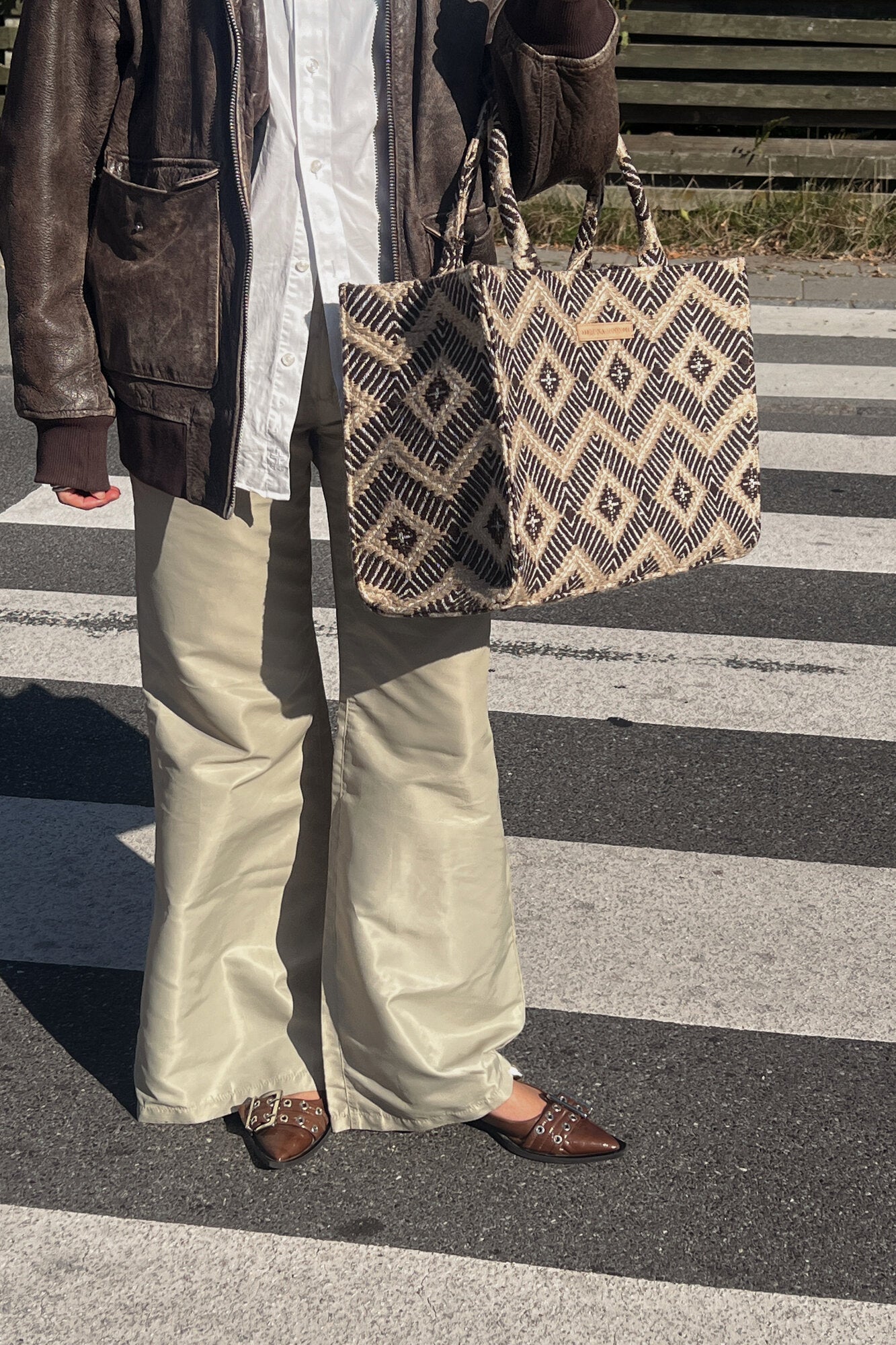 La Rambla shopper, stor - Coffee Chicory