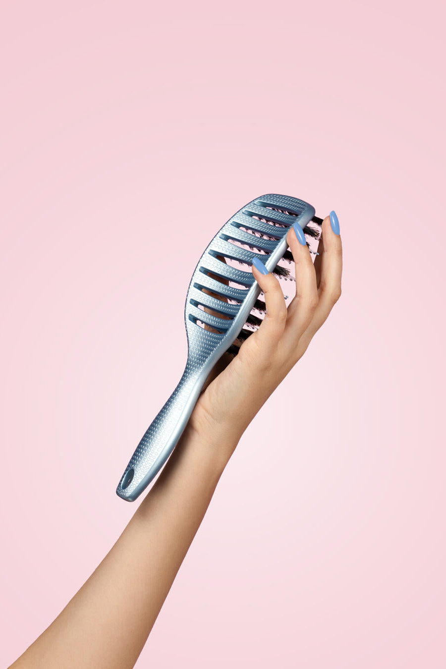 Curvy hårbørste - Sky Blue