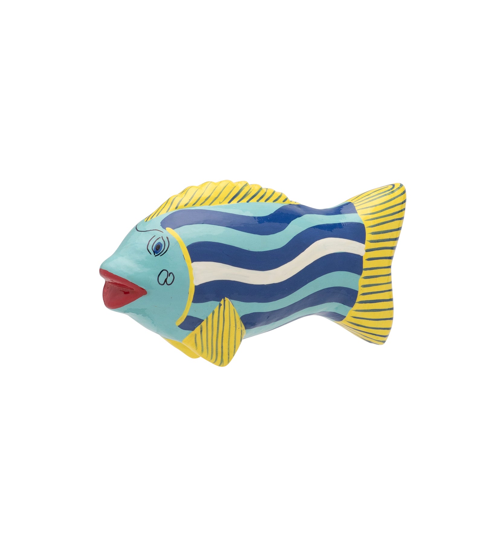 Blue Swirl Mythical Fish - blå