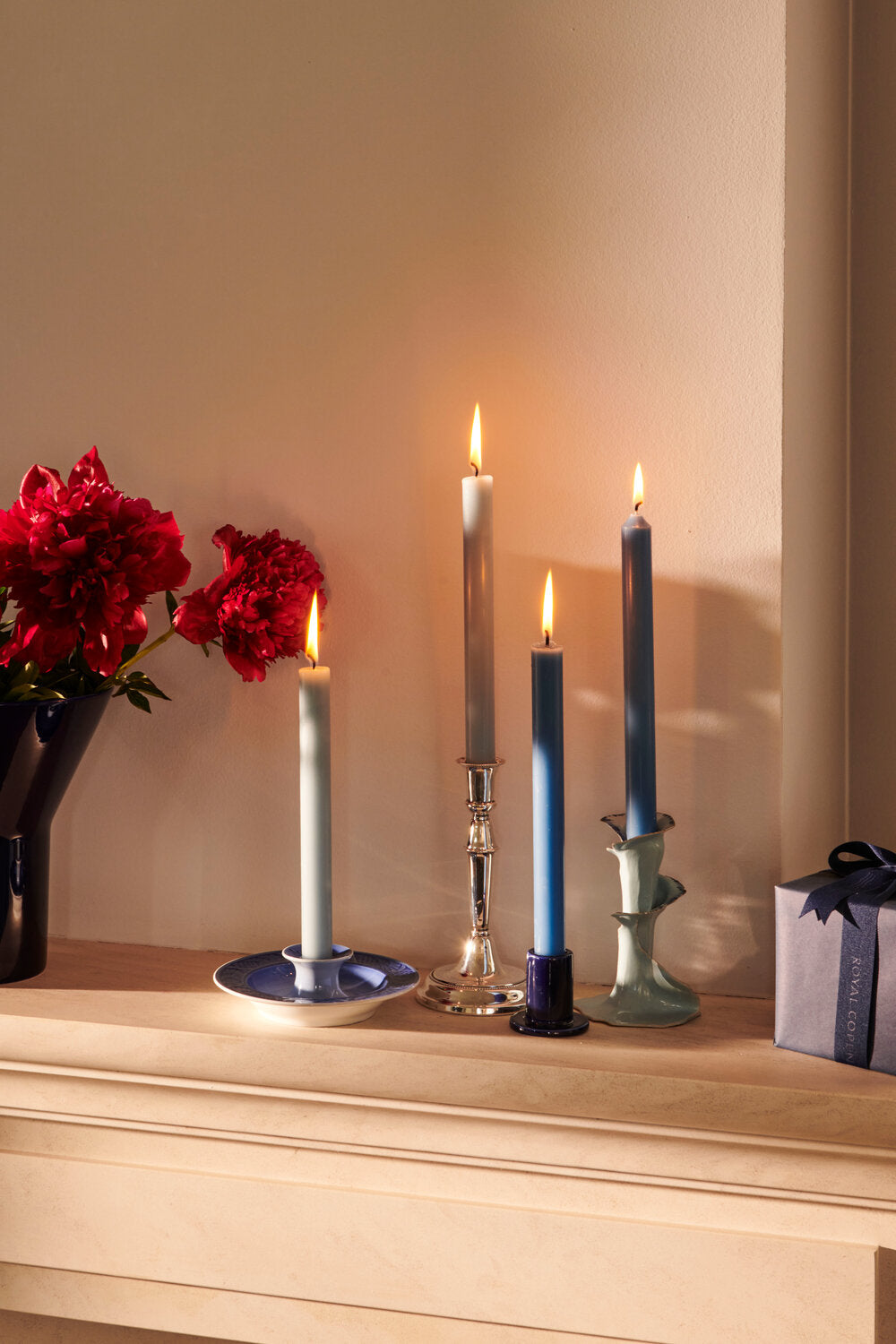 2024 Samleartikkel, lysestage - Blå