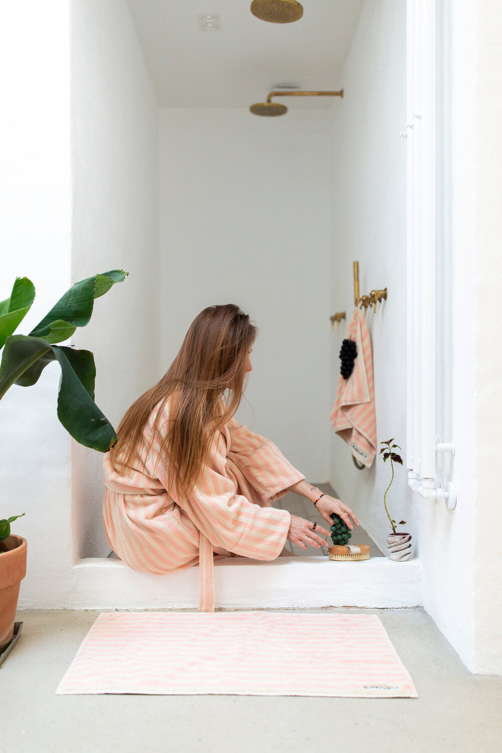 Naram bademåtte - Tropical & Creme