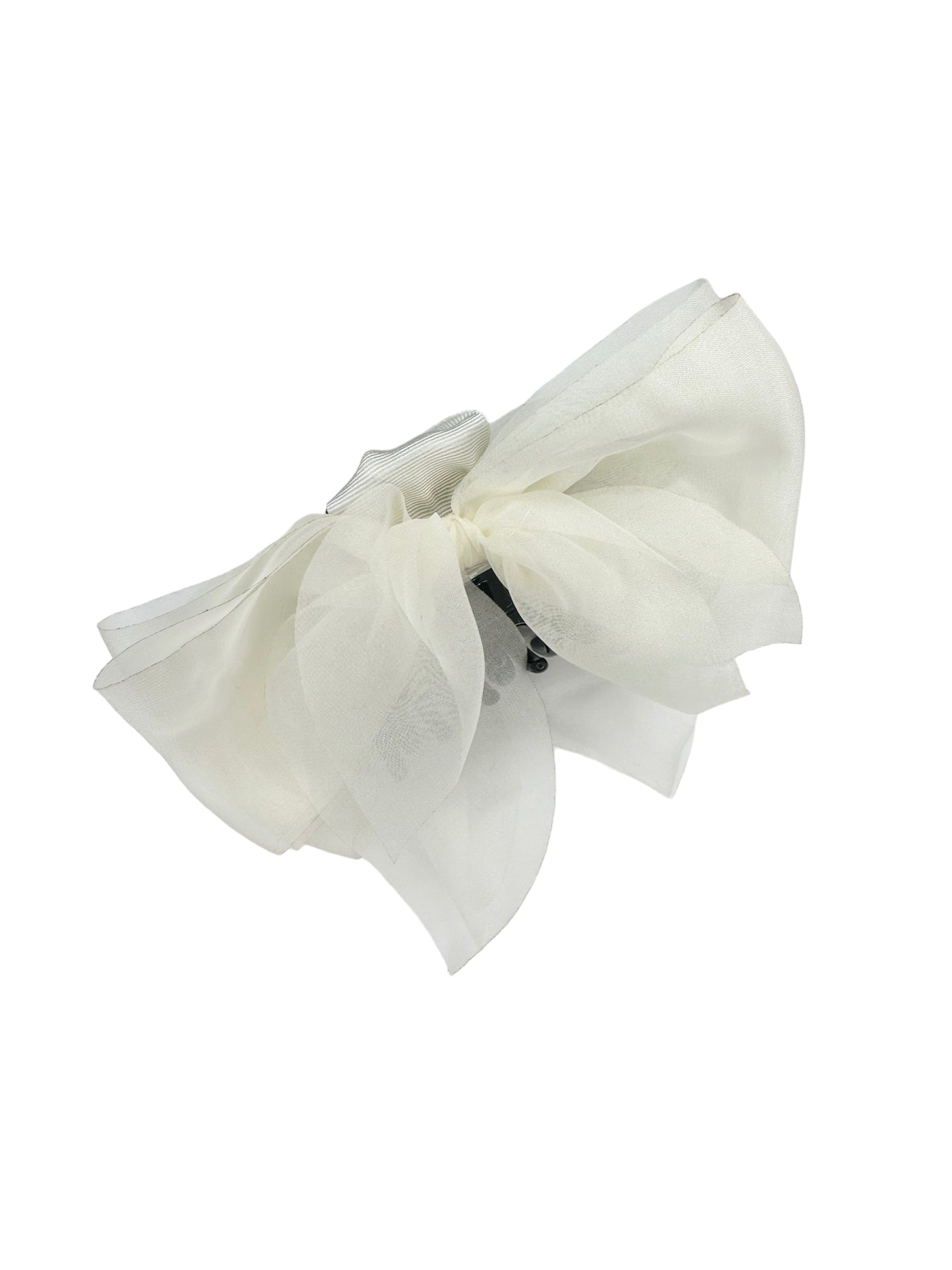 Bow hårklemme - Ivory
