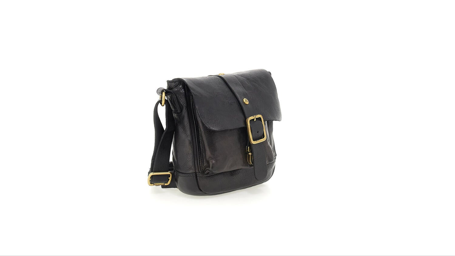 Spino crossbody taske, small - sort