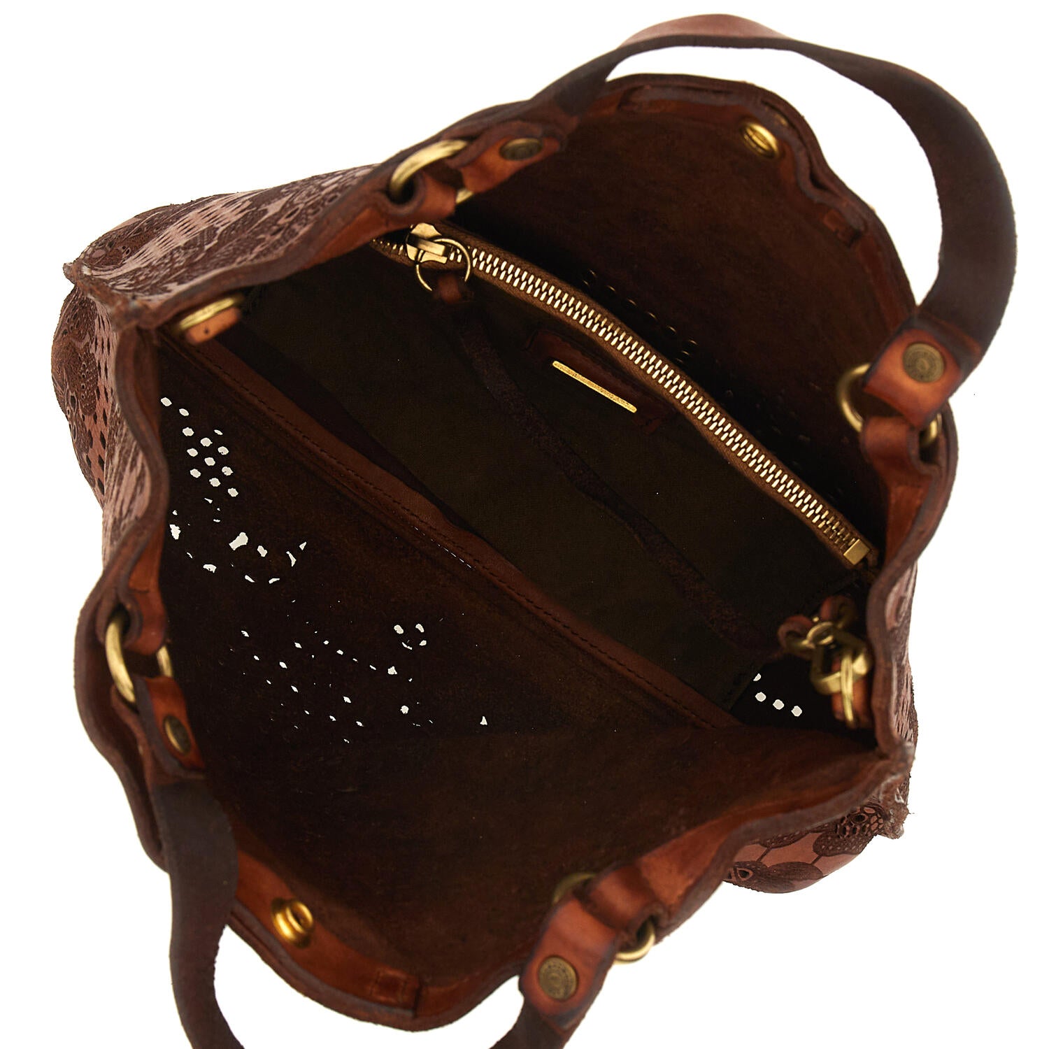 Renata Laser shopper - Cognac