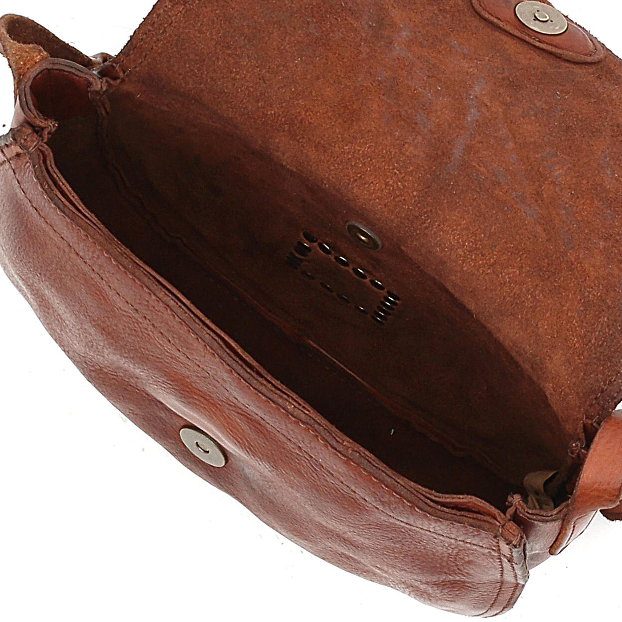 Linda crossbody taske, medium - Cognac