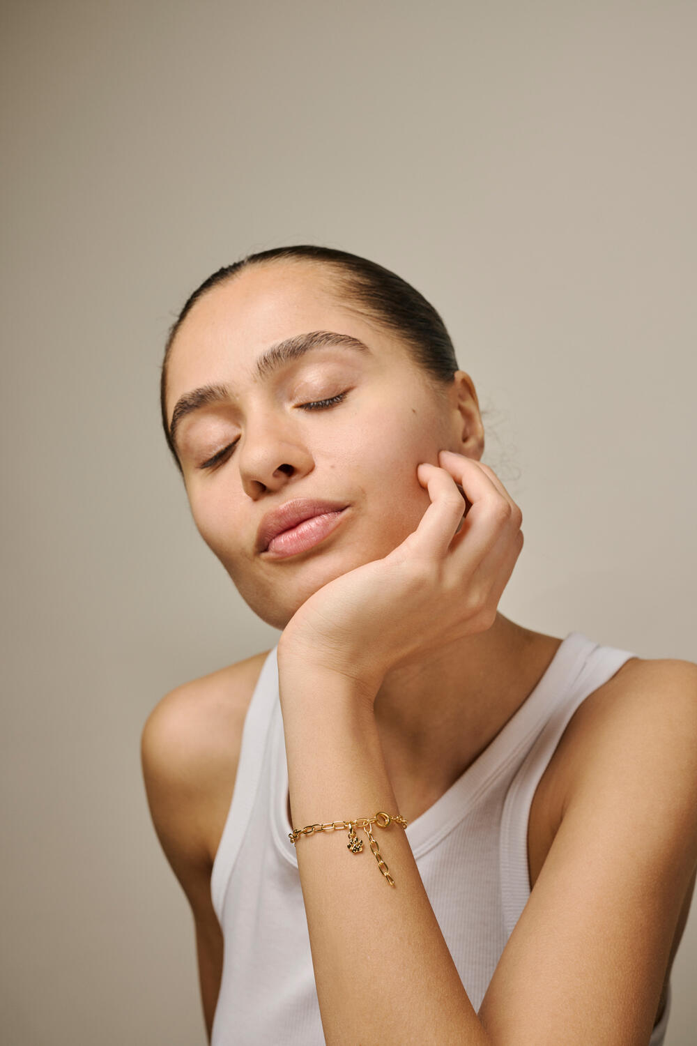 Sweet Paw vedhæng - forgyldt