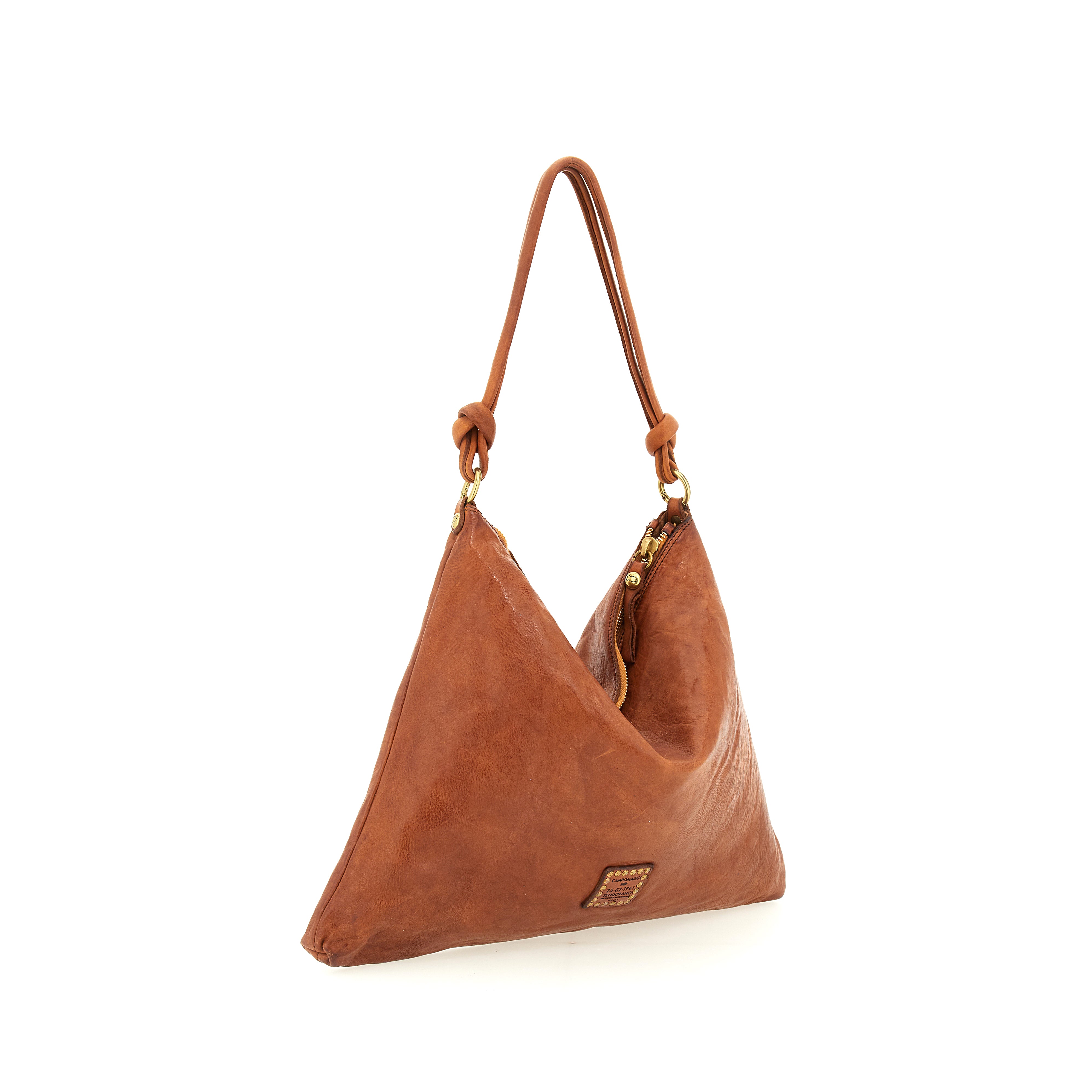 Ebano skuldertaske - Cognac