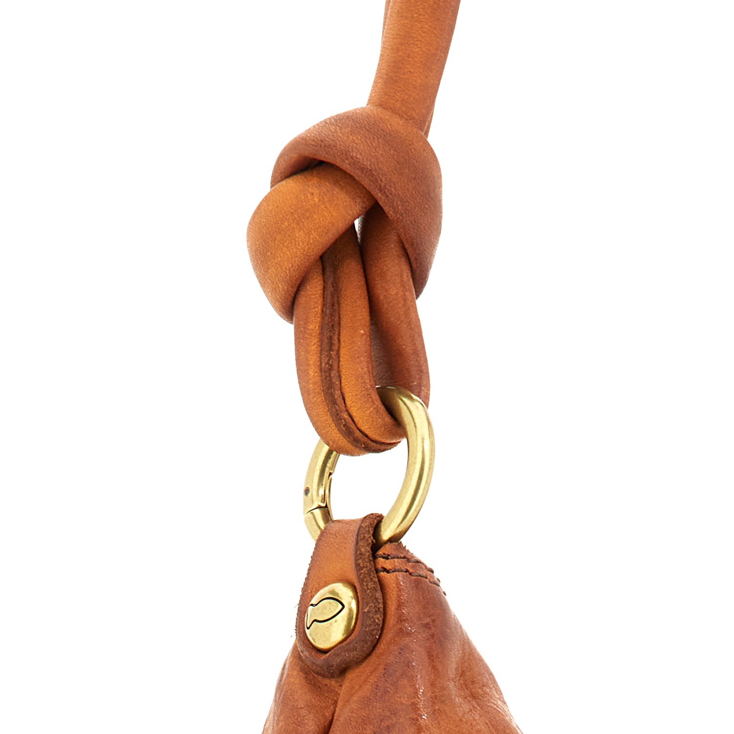 Ebano skuldertaske - Cognac