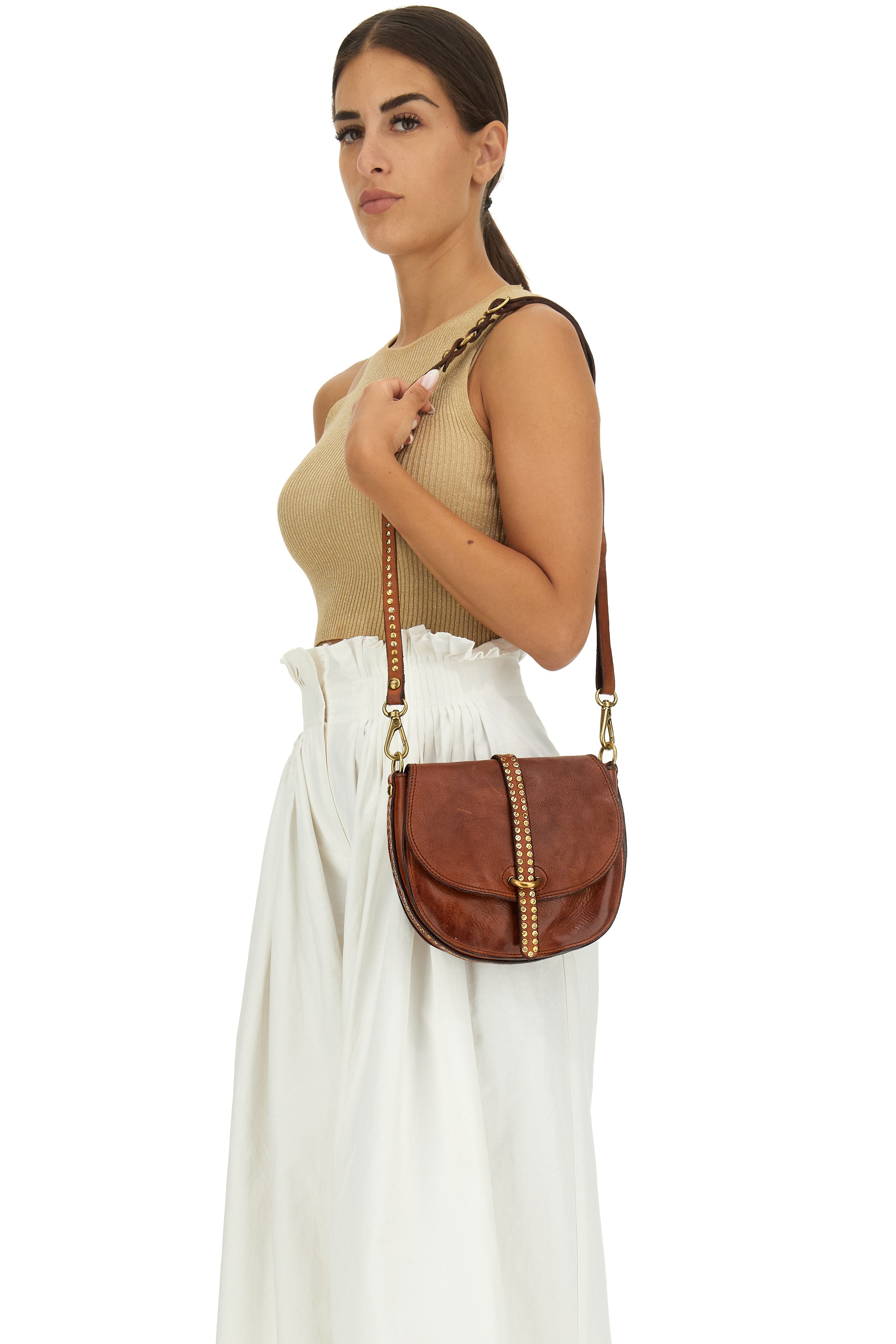 Kura crossbody taske - Cognac
