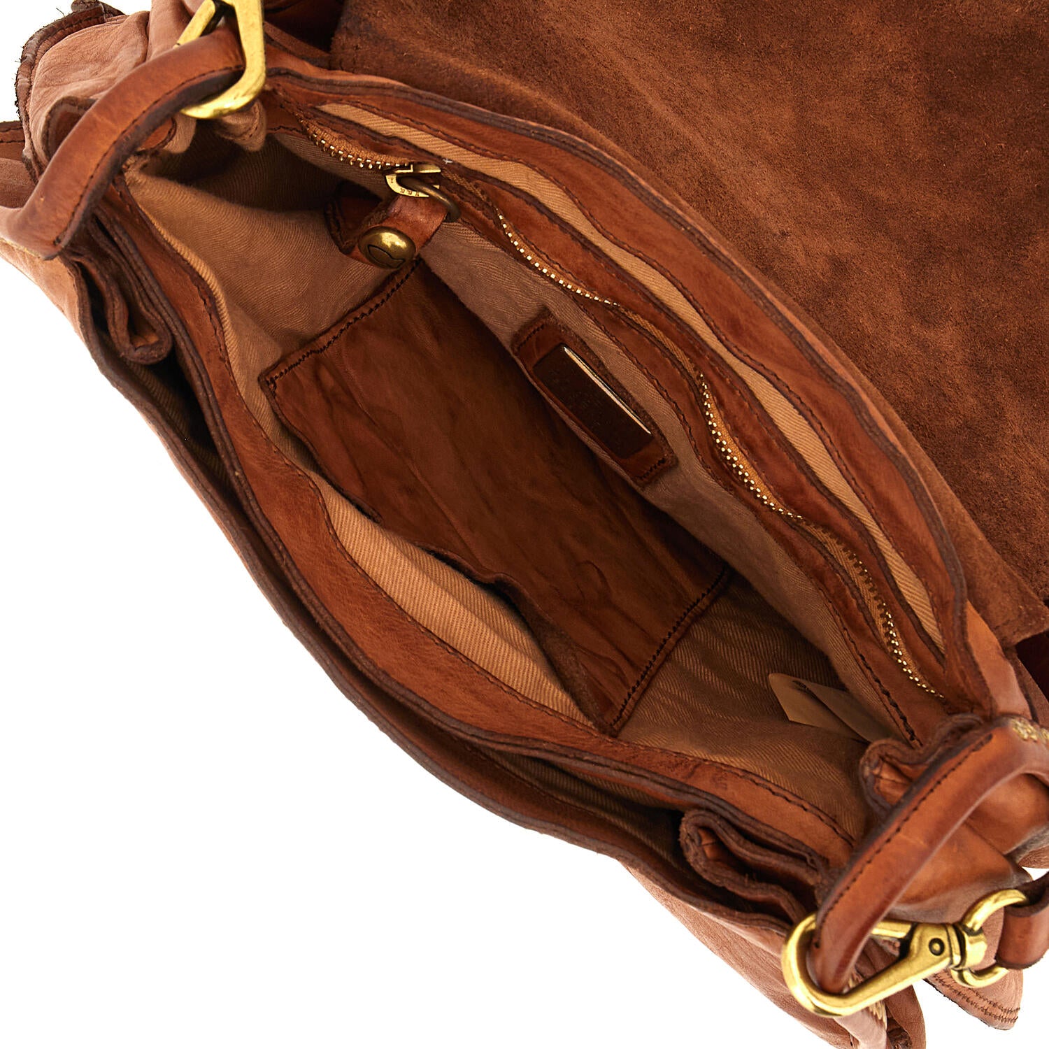 Skuldertaske - Cognac