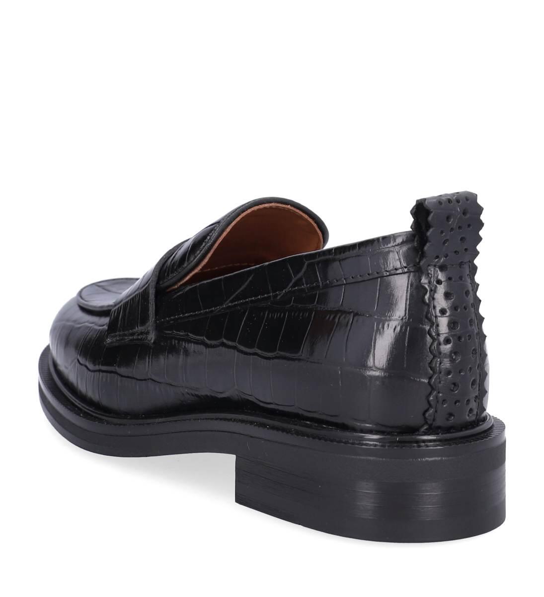 Loafers - Black Croco Croco 20