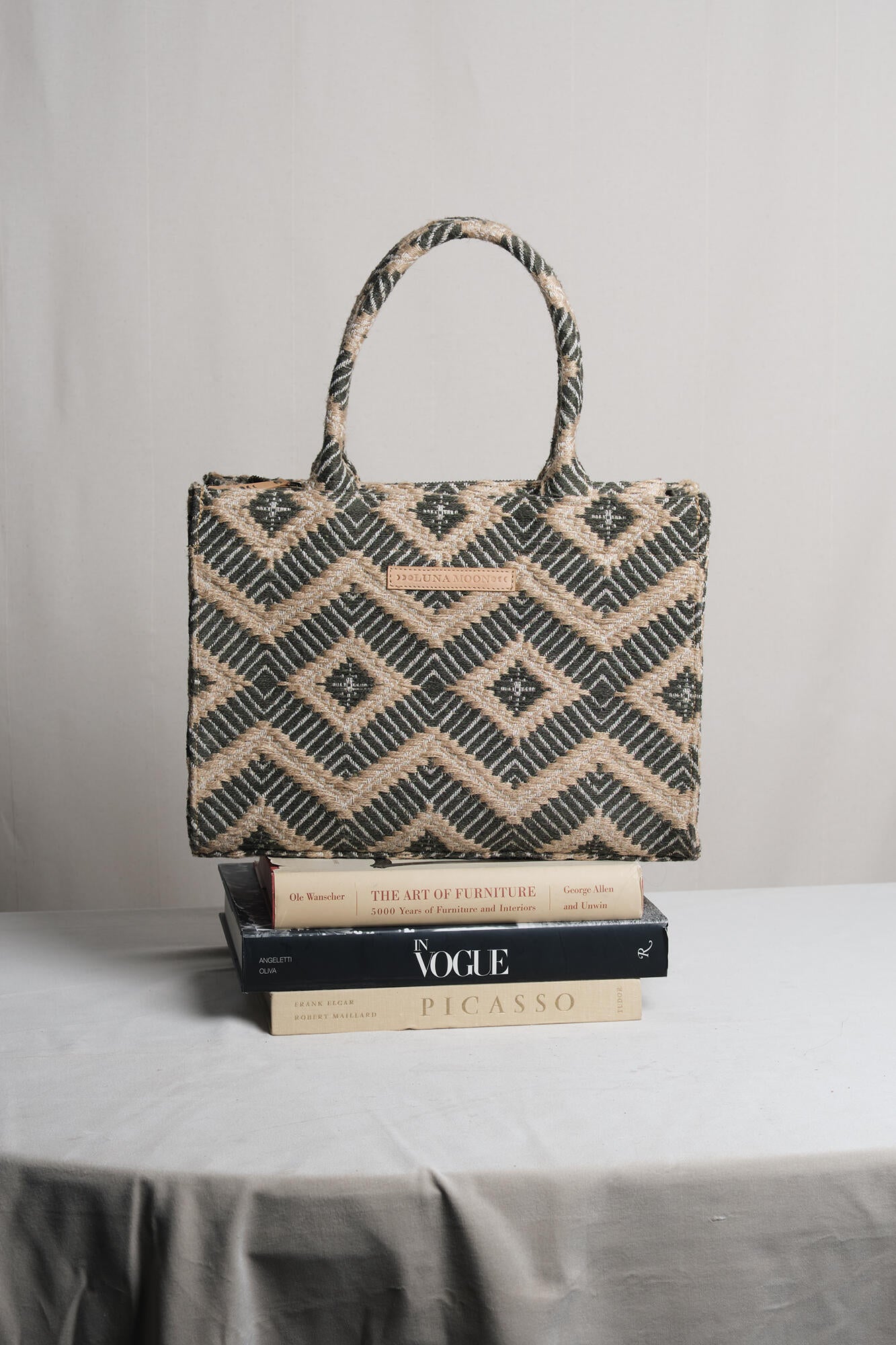 La Rambla shopper, mellem - Olive