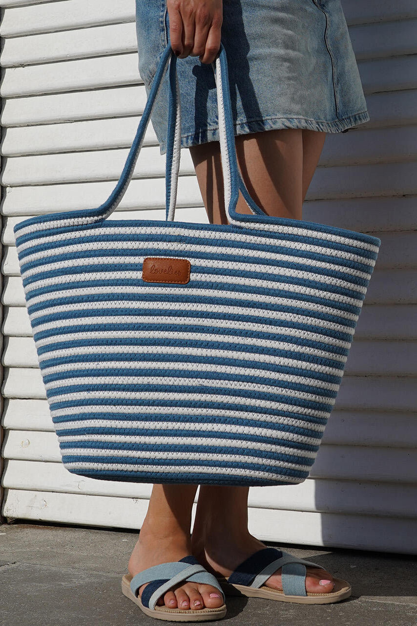 Capri strandtaske - Navy Blue
