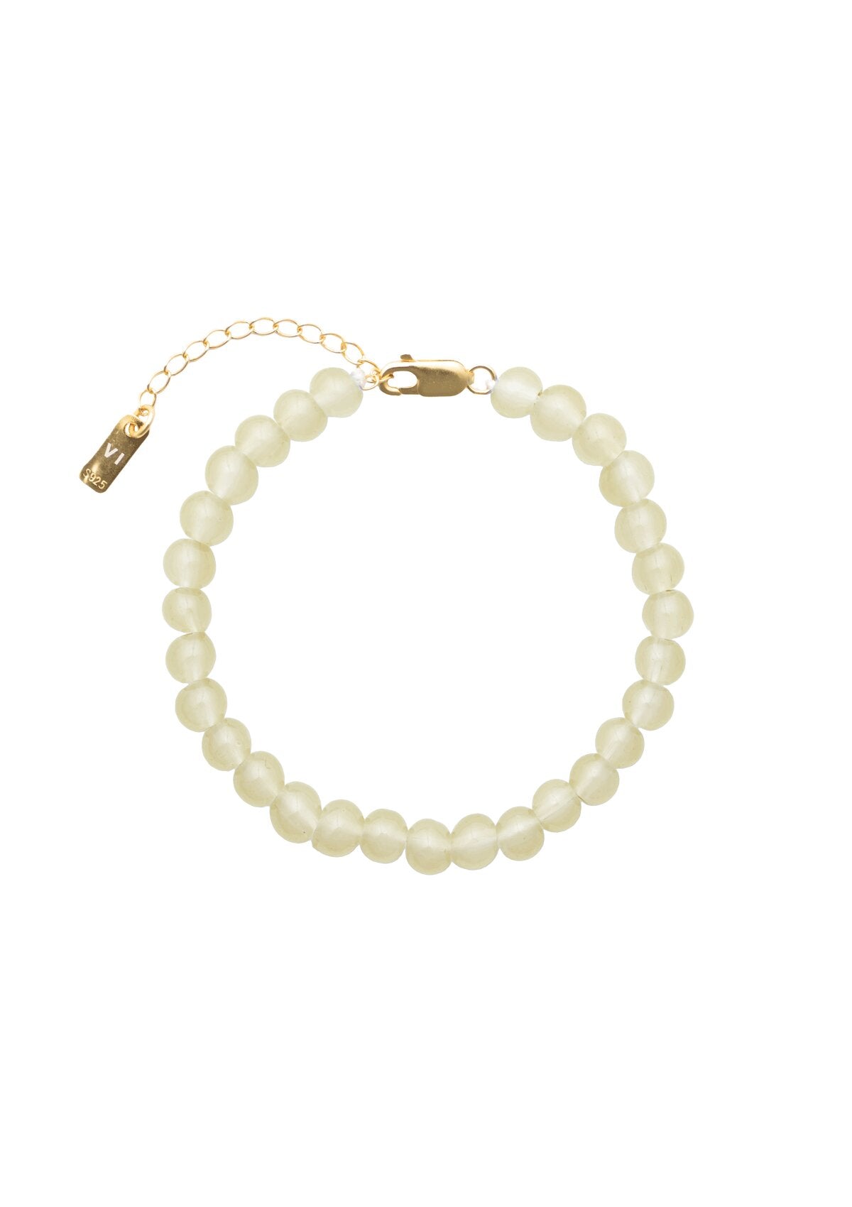 Candy Coral armbånd, S - Lemon