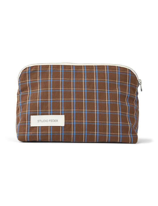 Celia Mini toilettaske - Chestnut