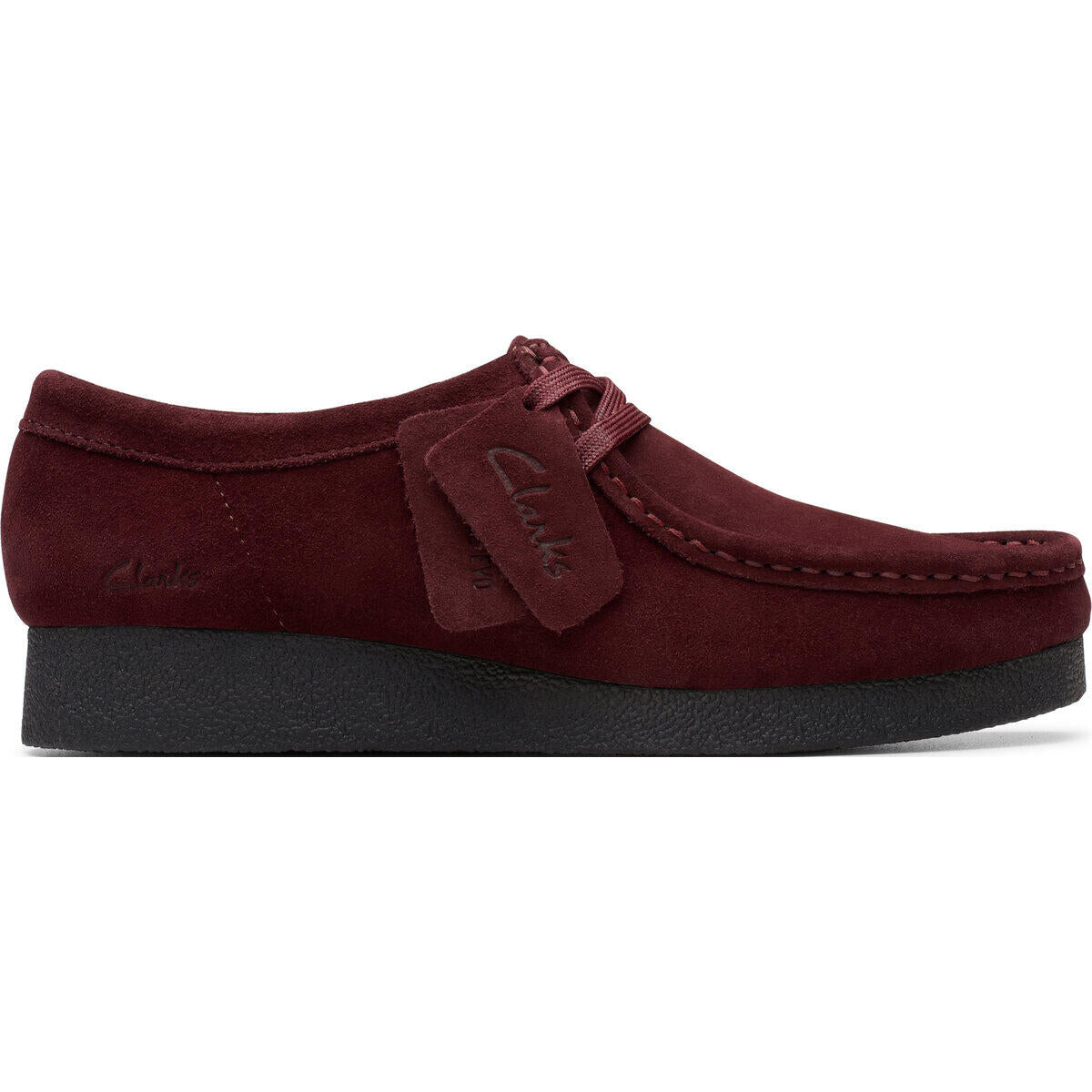 Wallabee Evosh ruskind sko - Merlot Suede