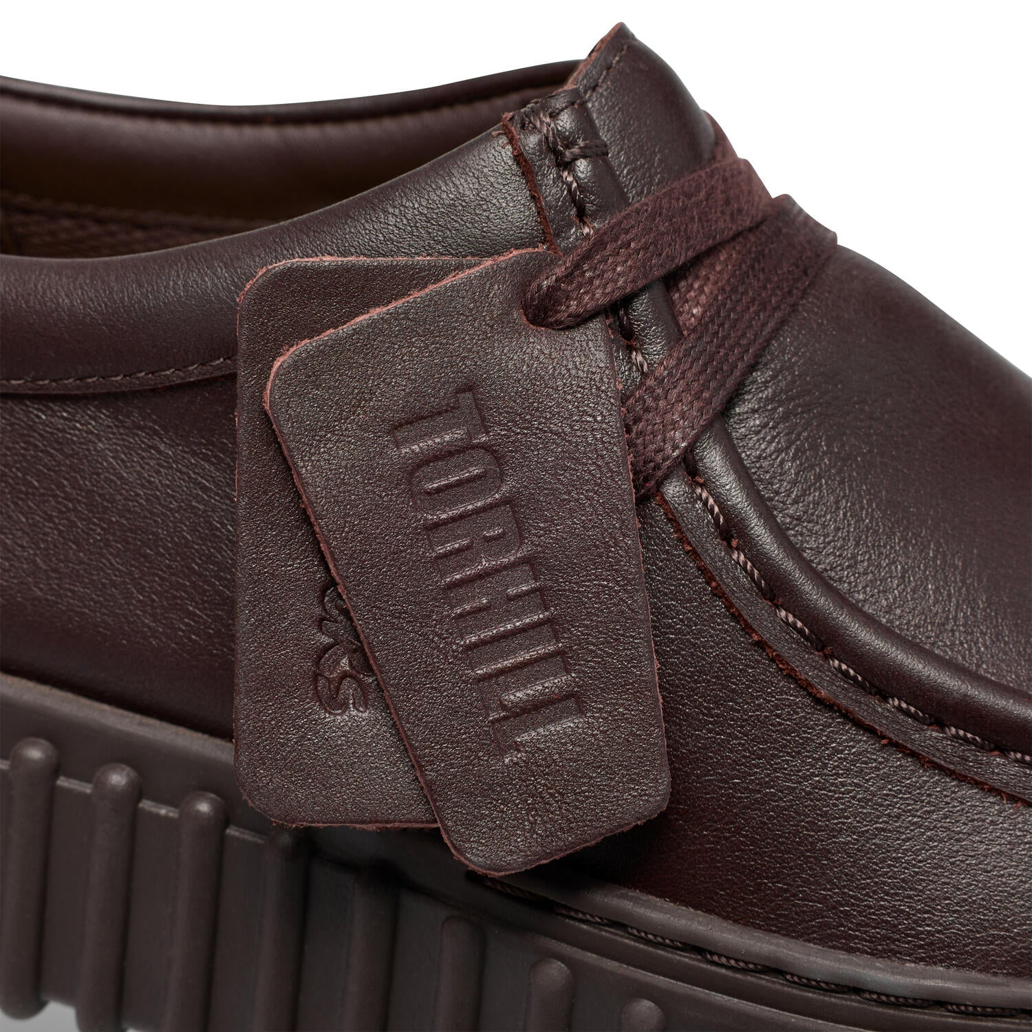 Torhill Bee D sko - Dark Brown Lea