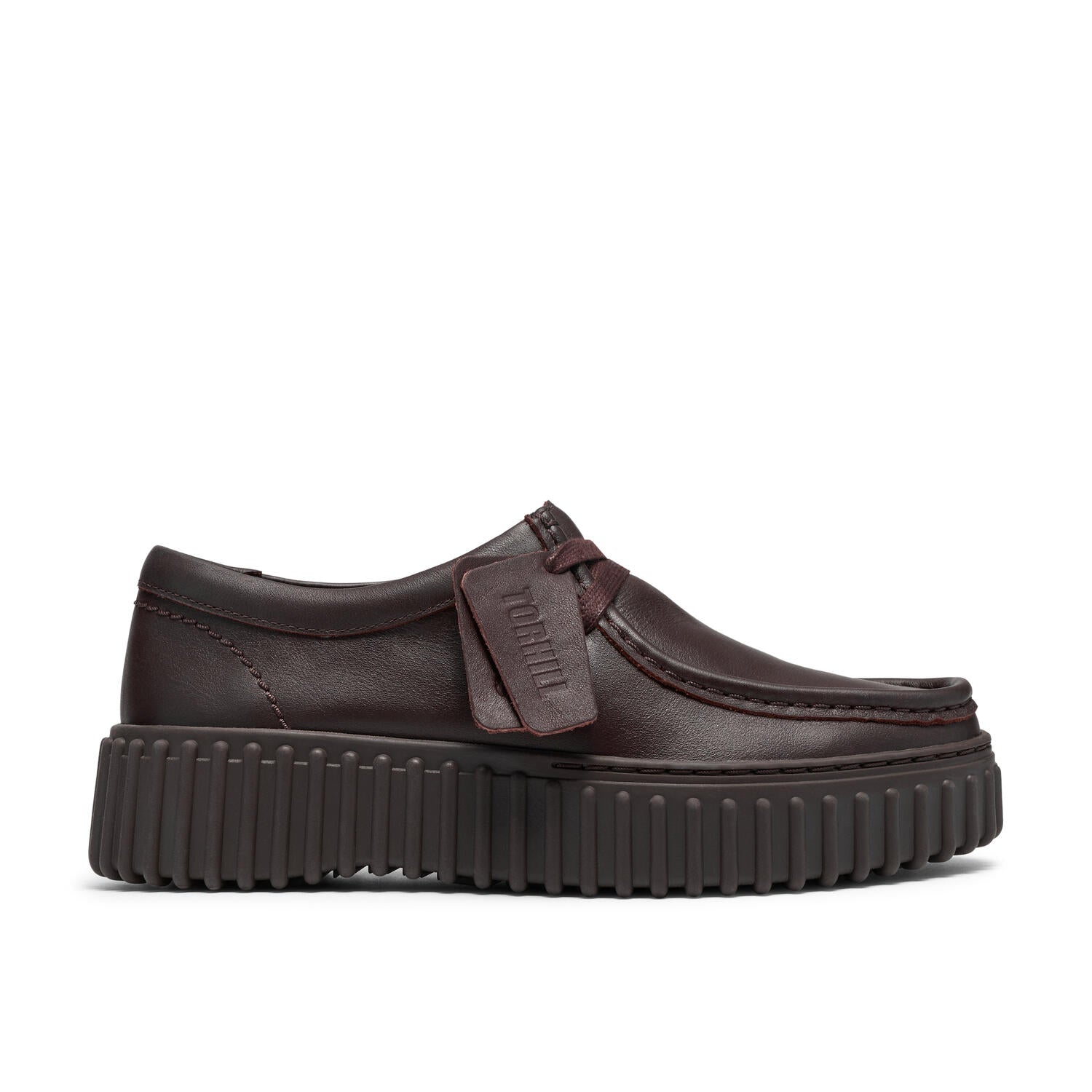 Torhill Bee D sko - Dark Brown Lea