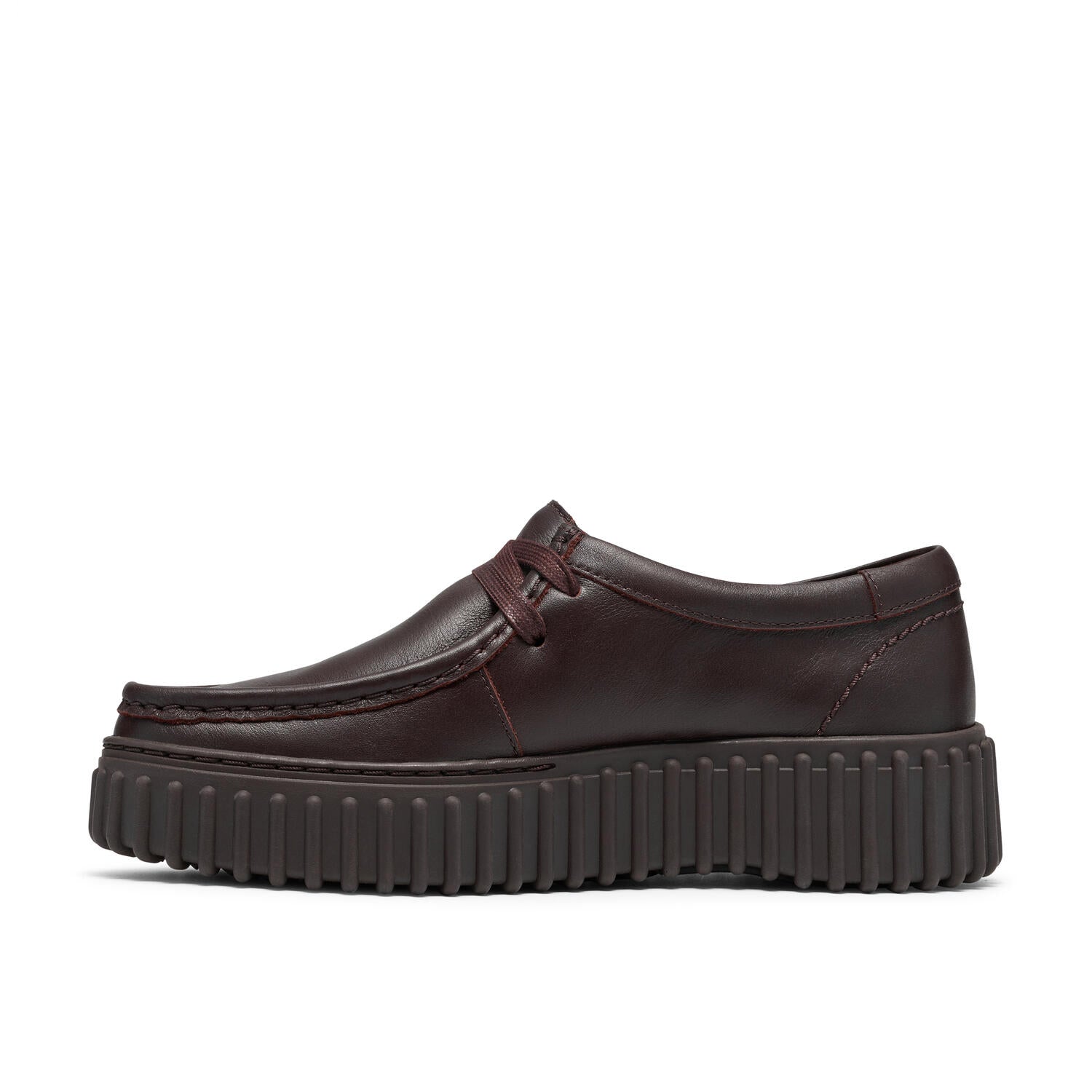 Torhill Bee D sko - Dark Brown Lea