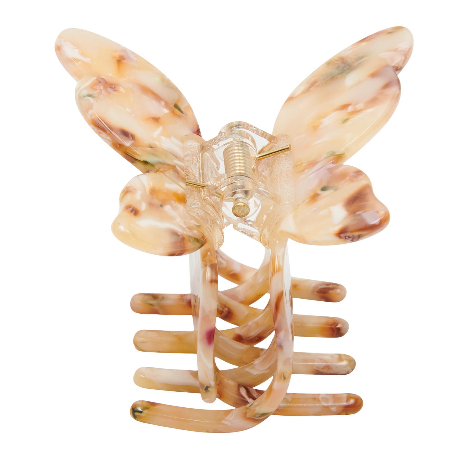 Butterfly hårklemme - Sand Granit