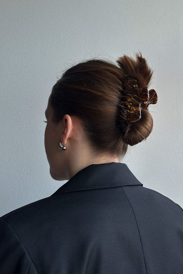 Grand Sloane hårklemme - Golden Shell