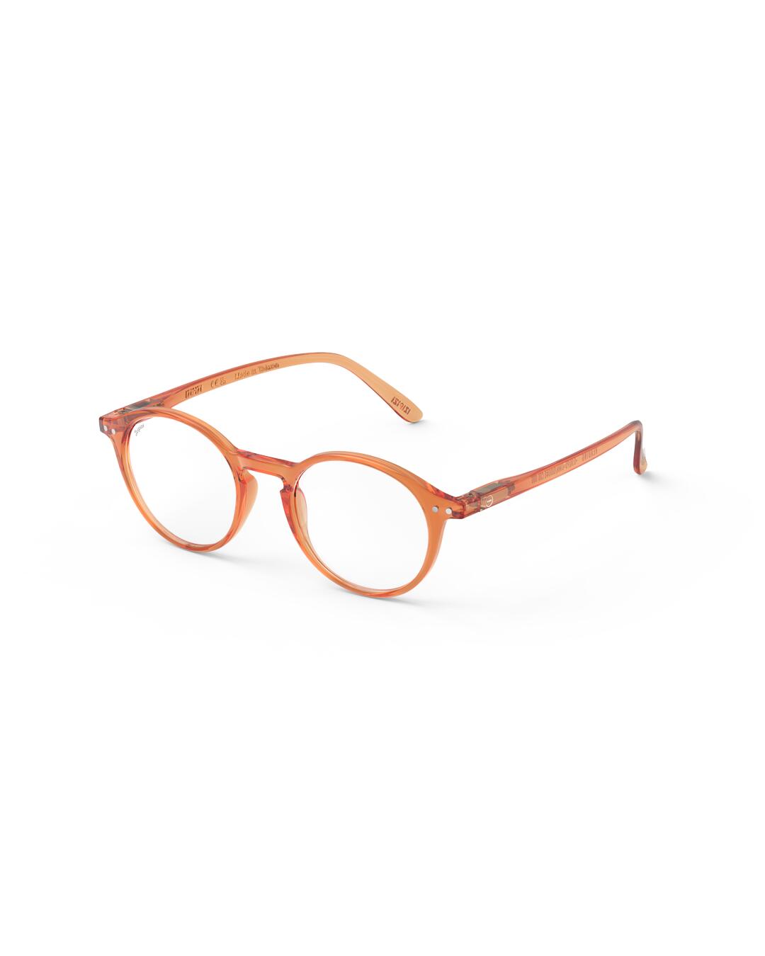 #D læsebrille - Orange Smash