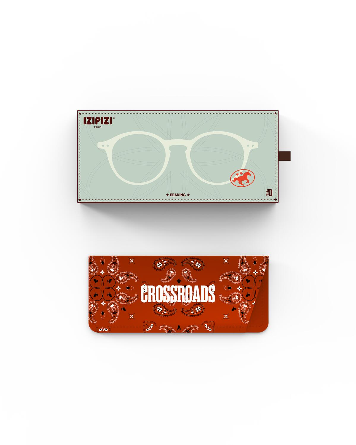 #D læsebrille - Green Fields