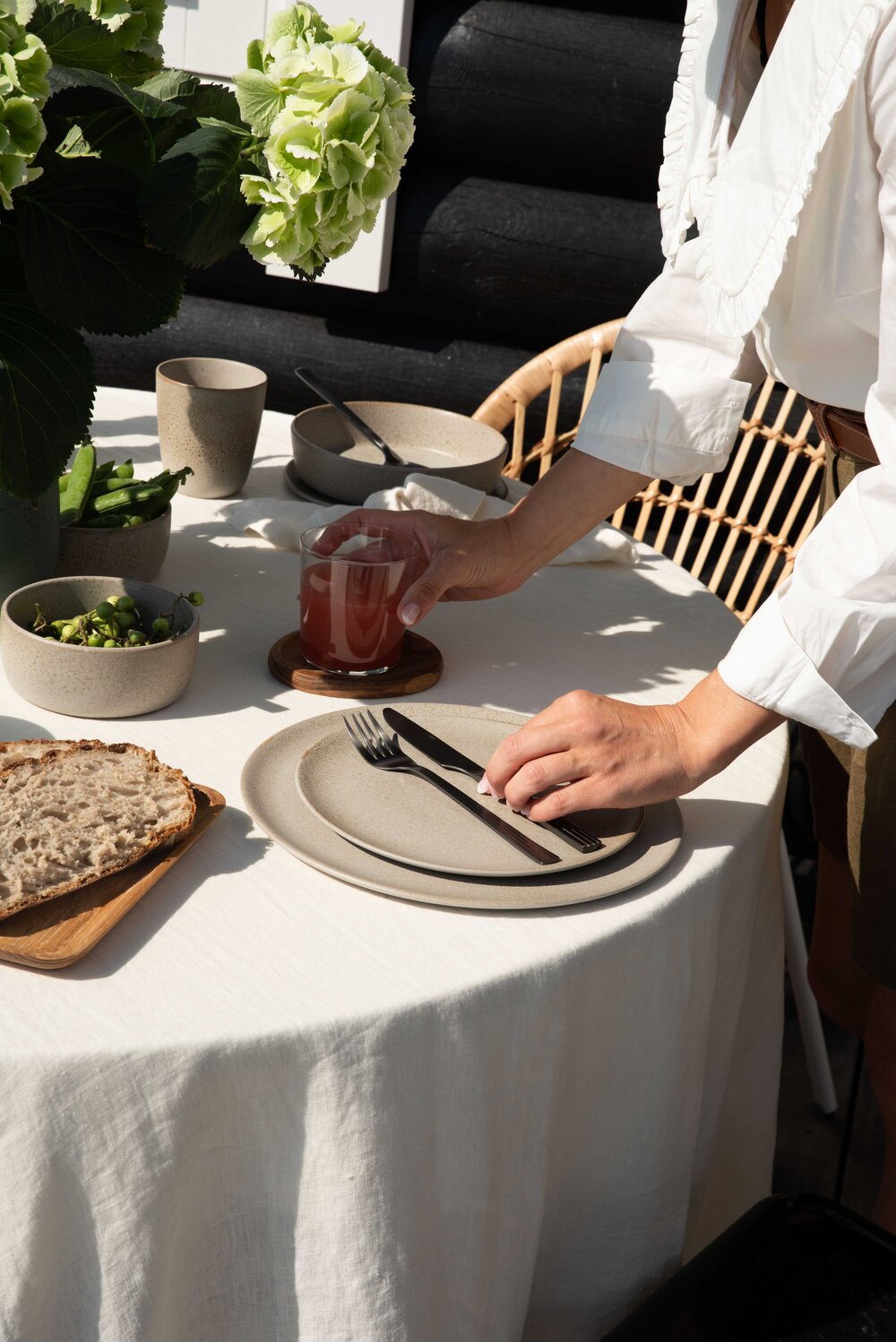 Frokosttallerken, Sandy Beige - Ø23 cm.
