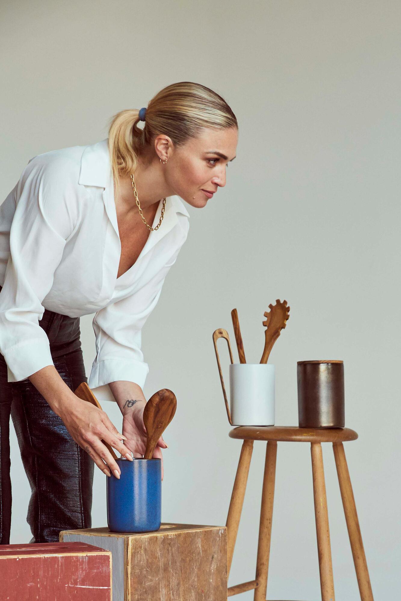 Køkkentang, L23 cm – Teak