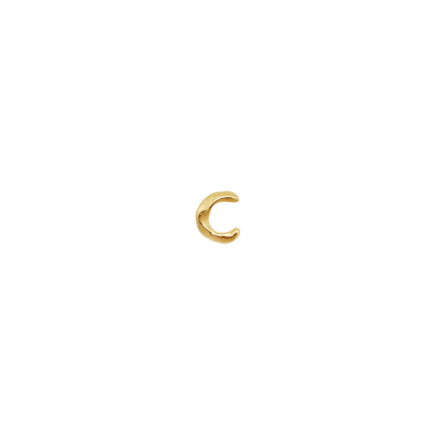Alfabet ørestik - forgyldt