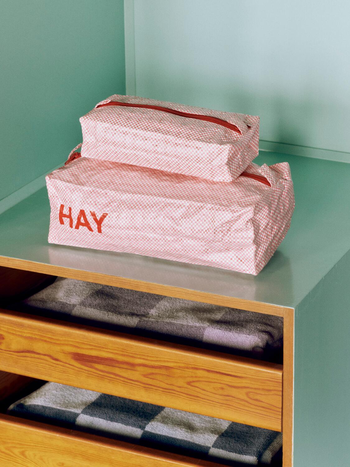 Candy Mono square toilettasker, 3 stk - Light pink