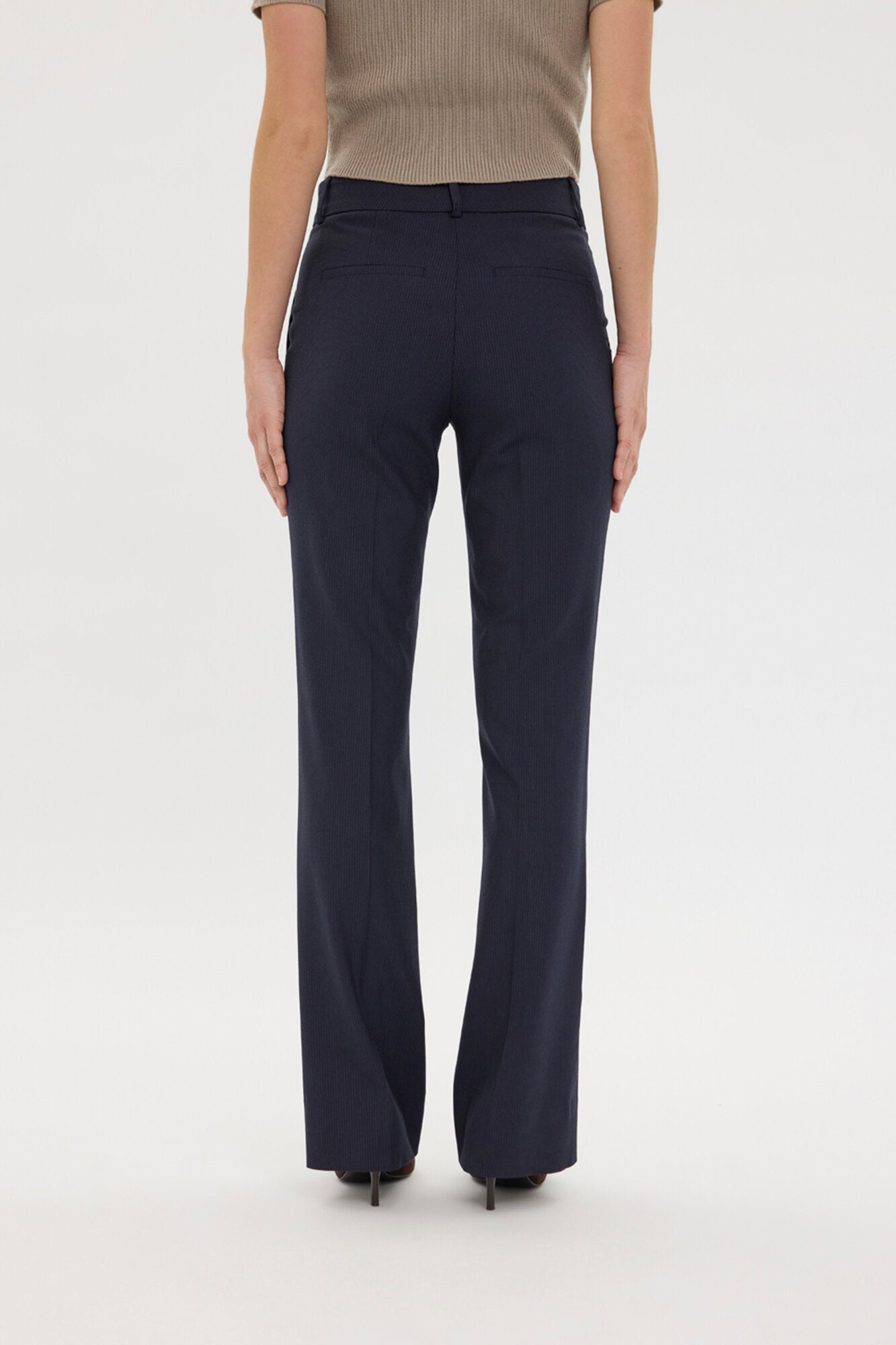 ClaraFV bukser, Long - Navy Mini Pin