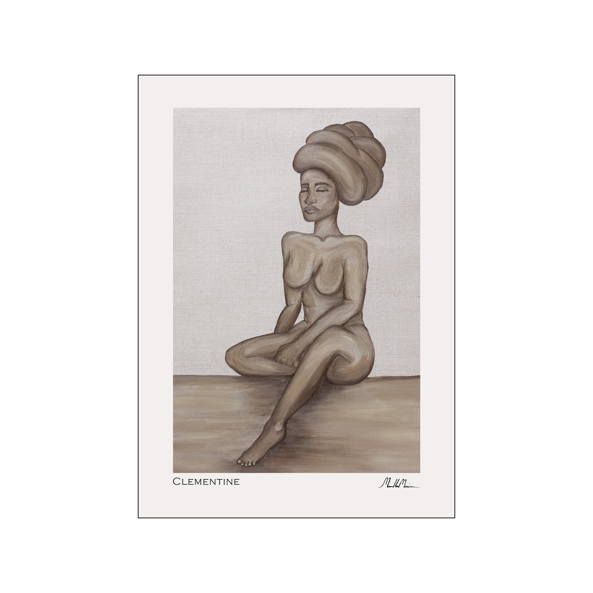 Morais Artworks Clementine plakat - mix