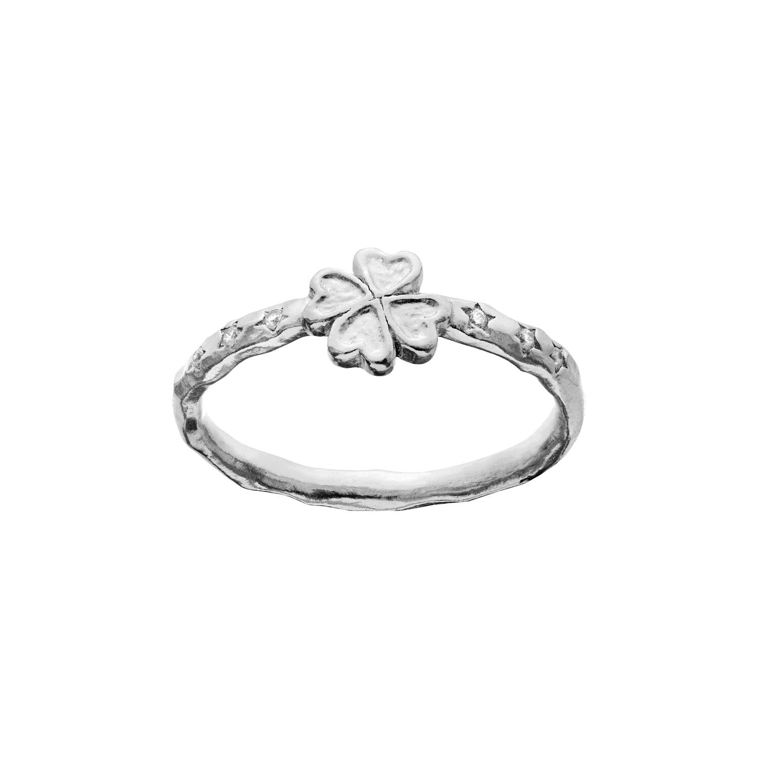 Clover ring - sølv