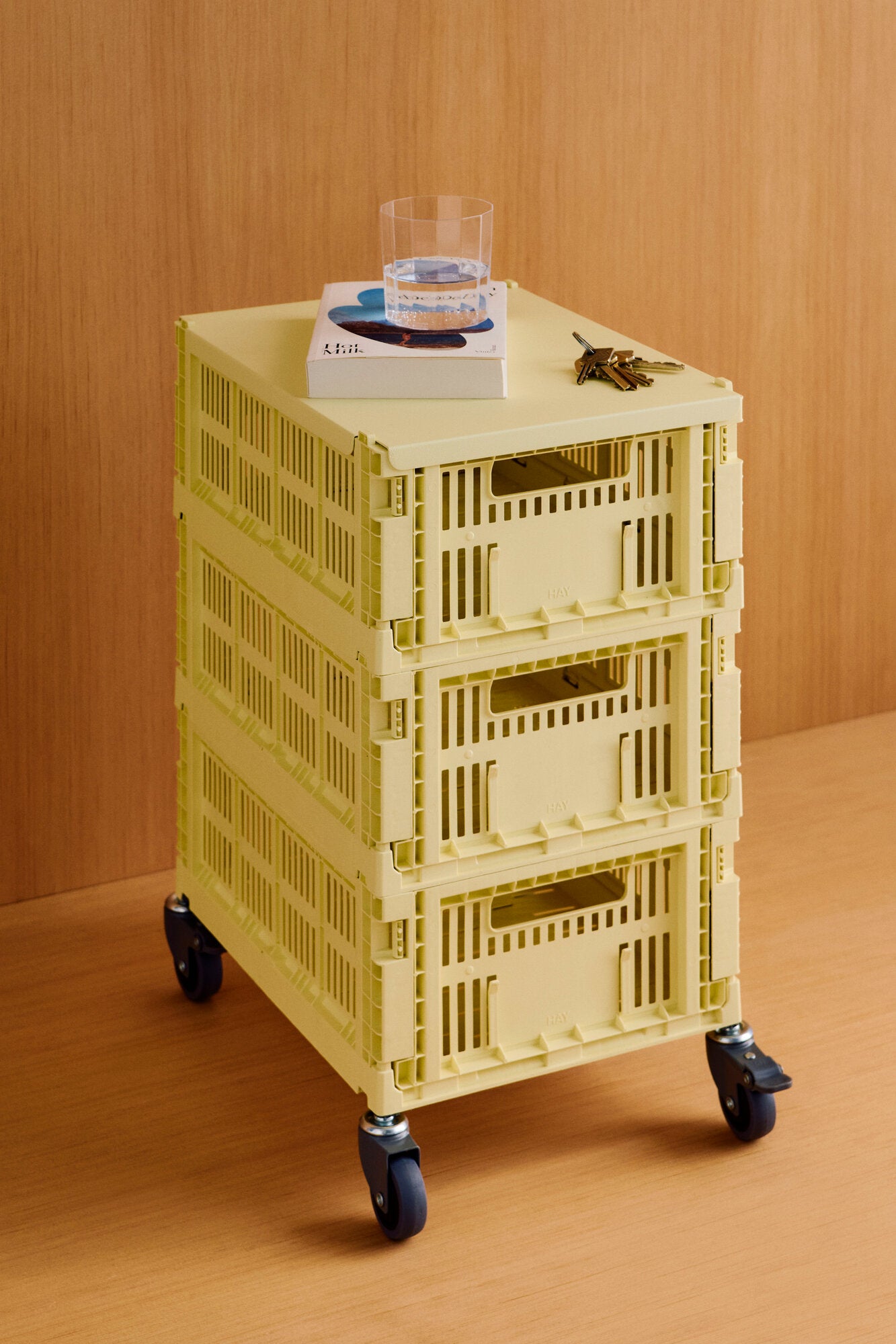 Colour Crate kasse - Light yellow