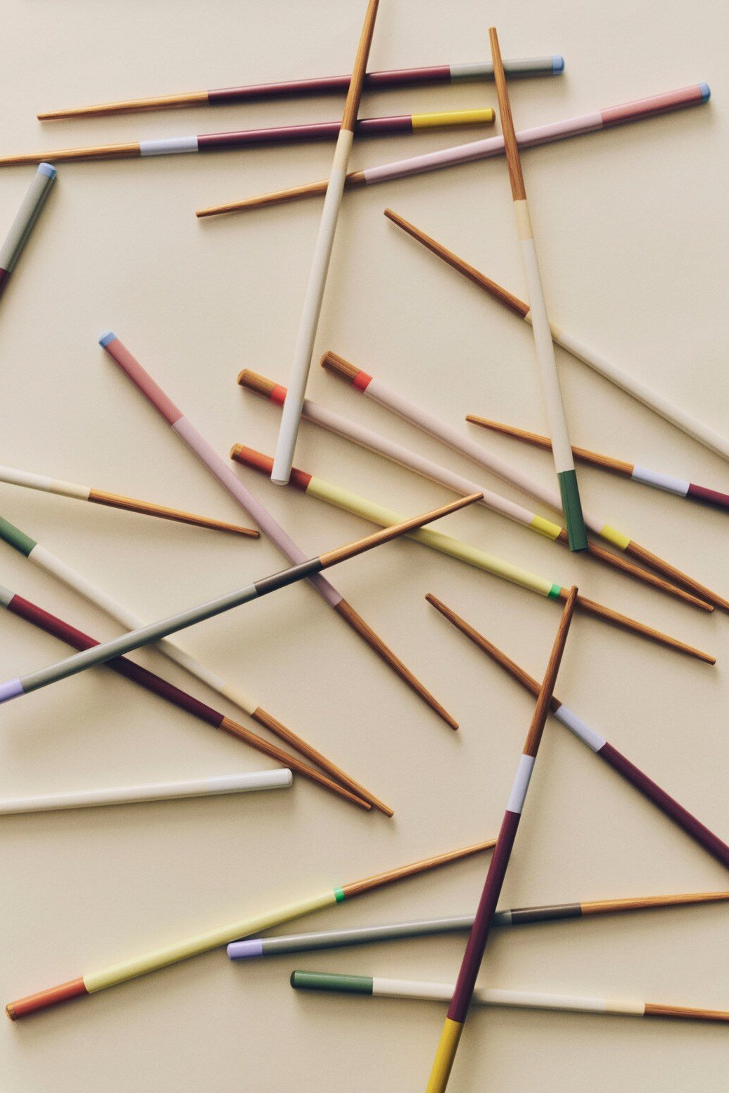 Colour spisepinde, 4 sæt – Pastel