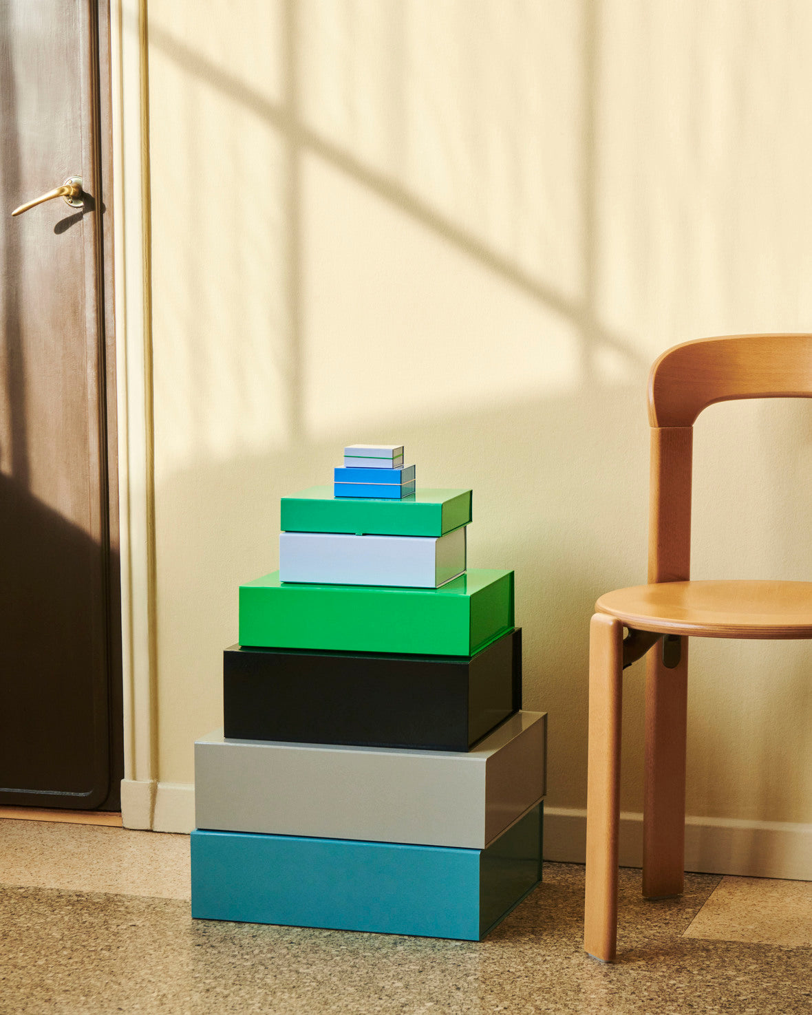 Colour Storage kasse, Ocean blue - L
