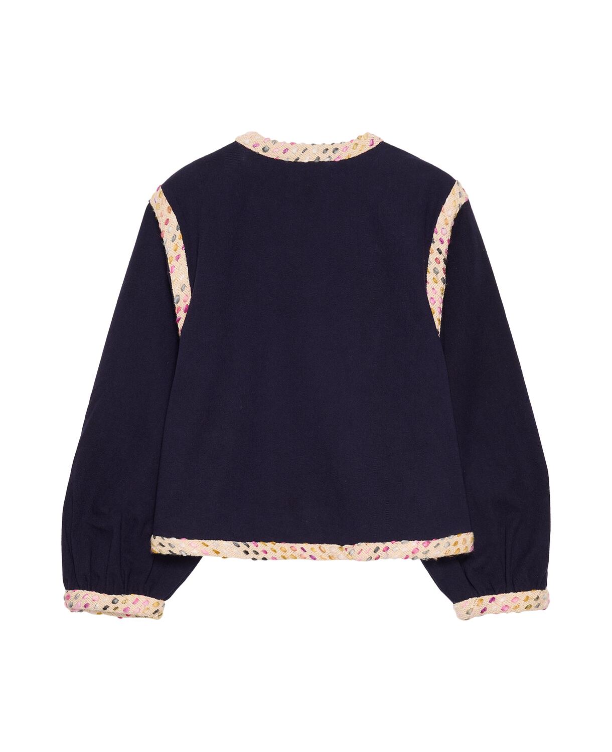 Como jakke - mørkeblå