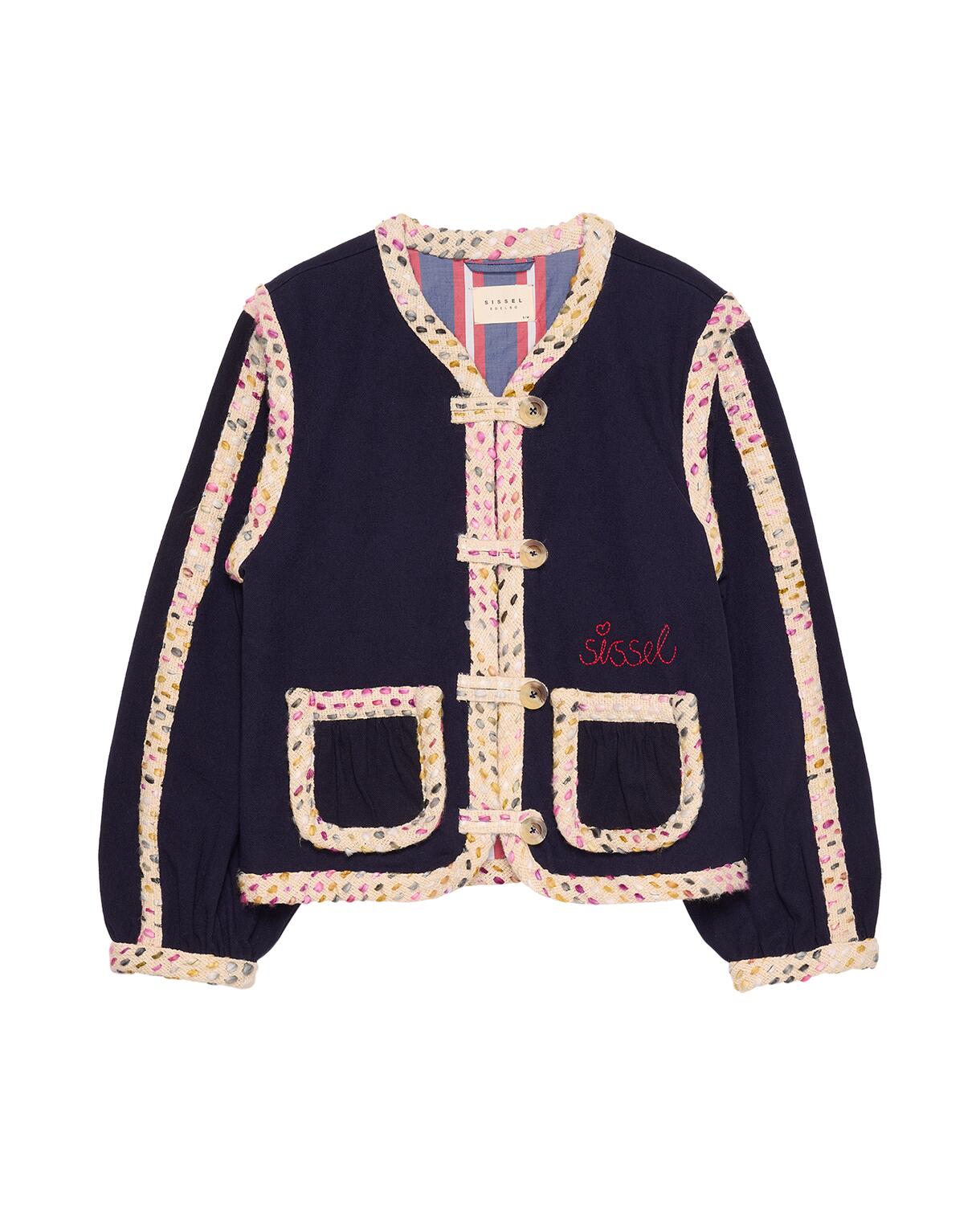 Como jakke - mørkeblå