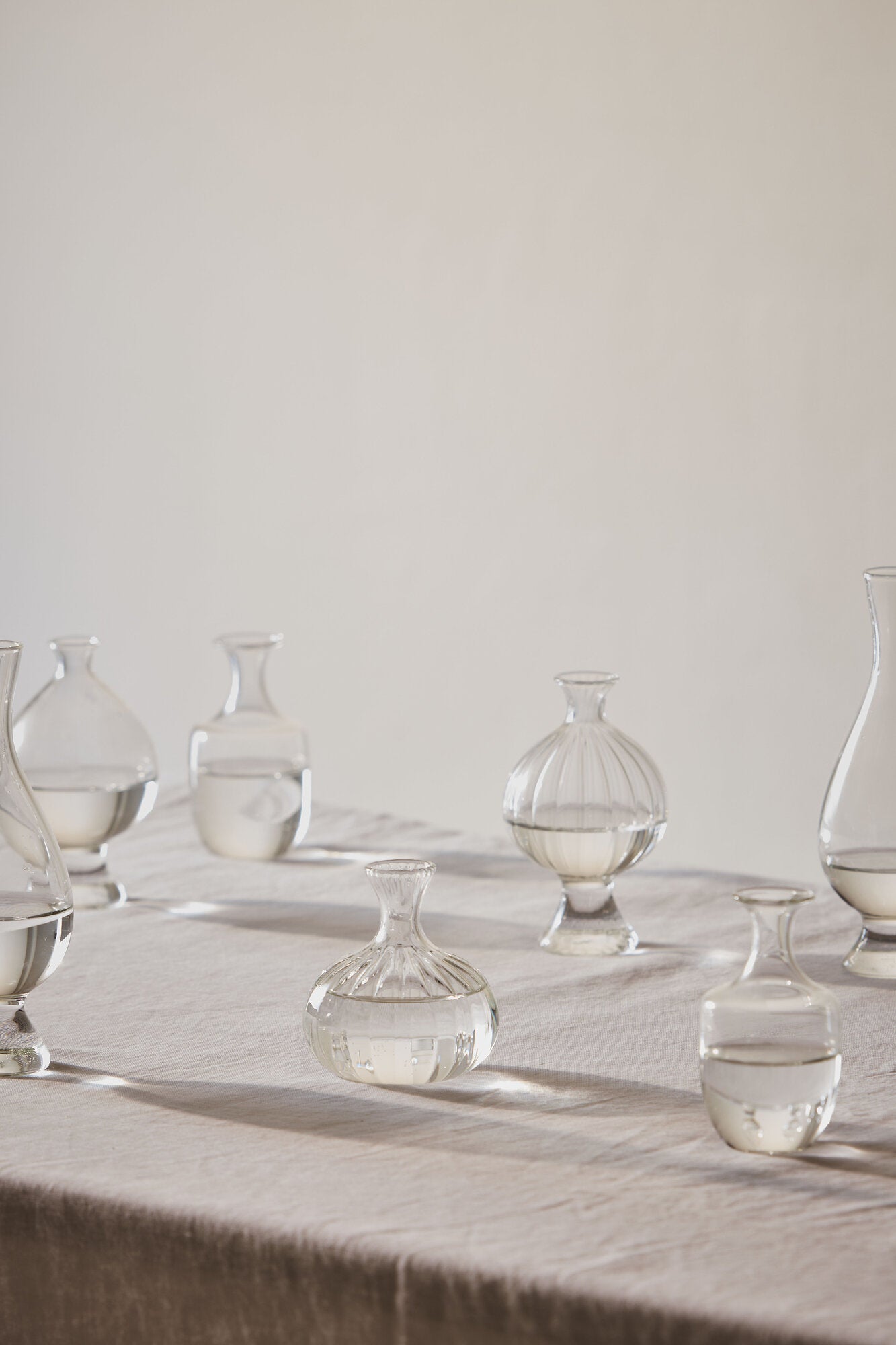 Como Ripple vase, H13 cm - klar