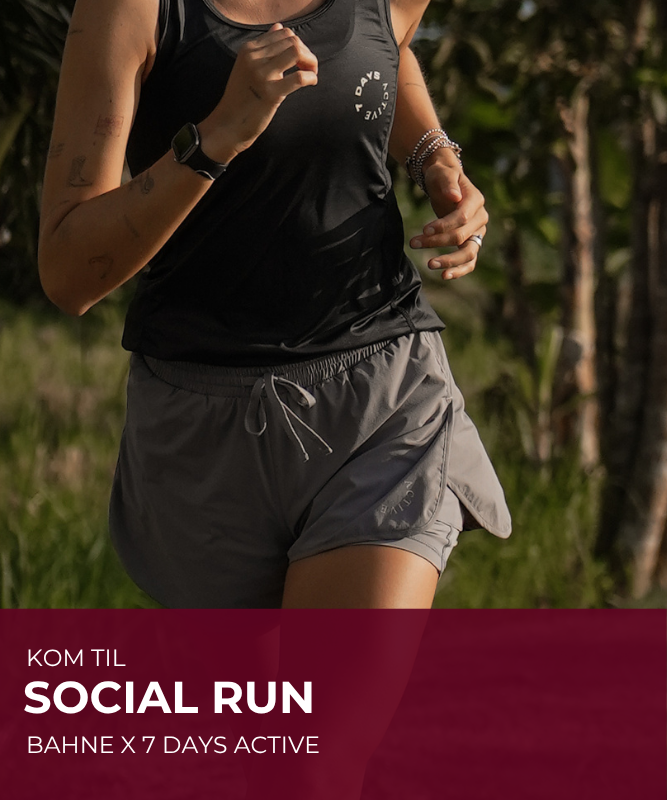 Social Run / Bahne x 7 DAYS ACTIVE – 18. september kl. 07:30