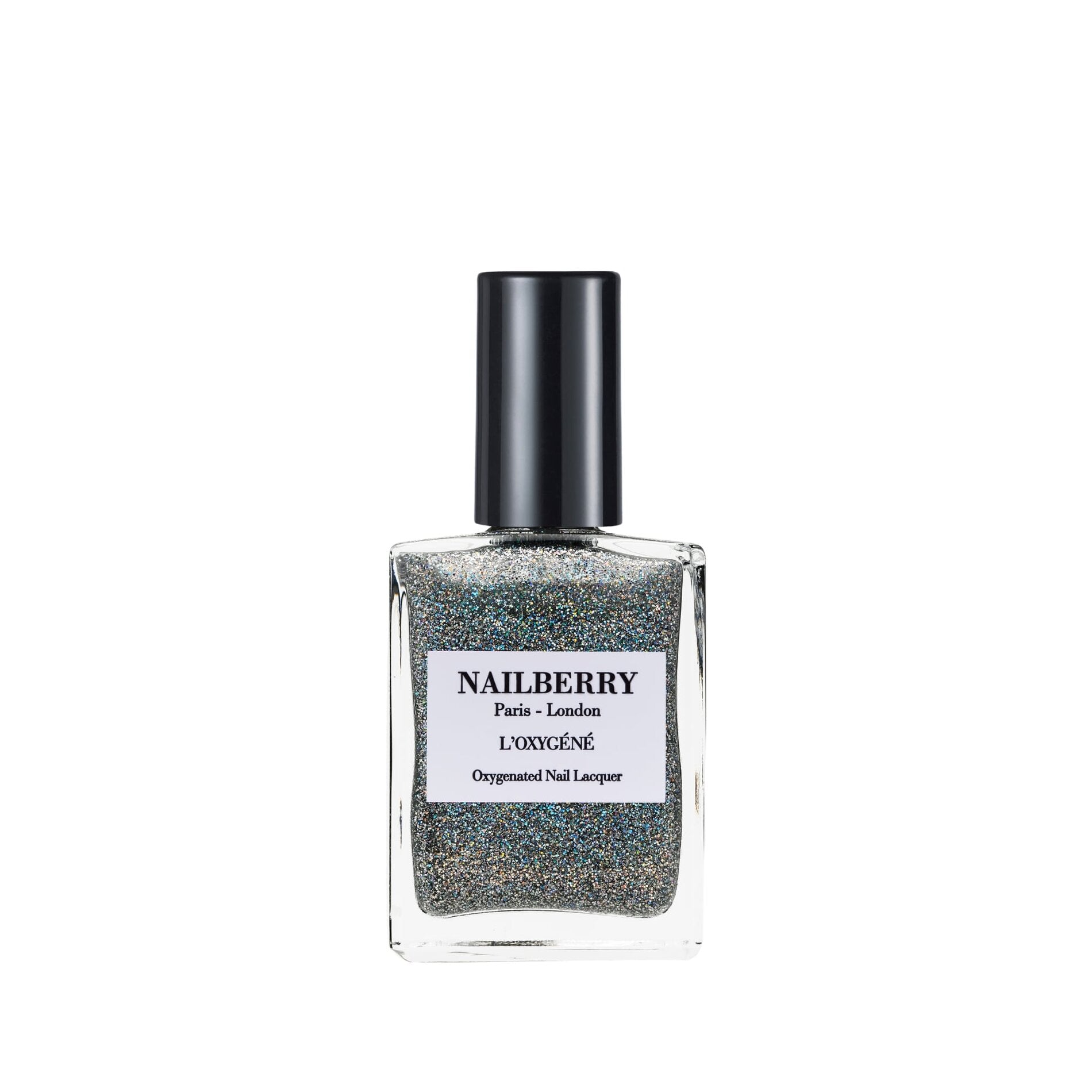 Cosmic Fine Glitter topcoat/Neglelak, Semi-sheer glitter - 15 ml.