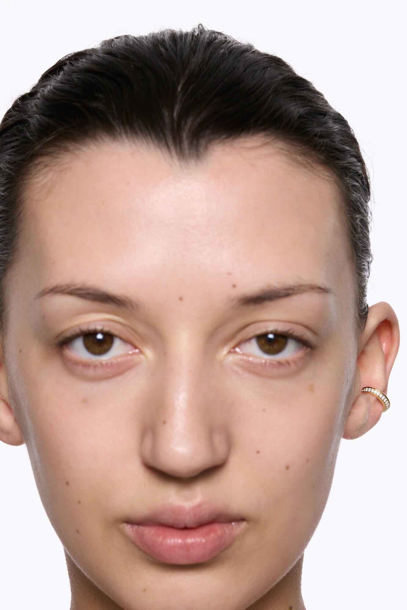 Curvo Pave earcuff – forgyldt