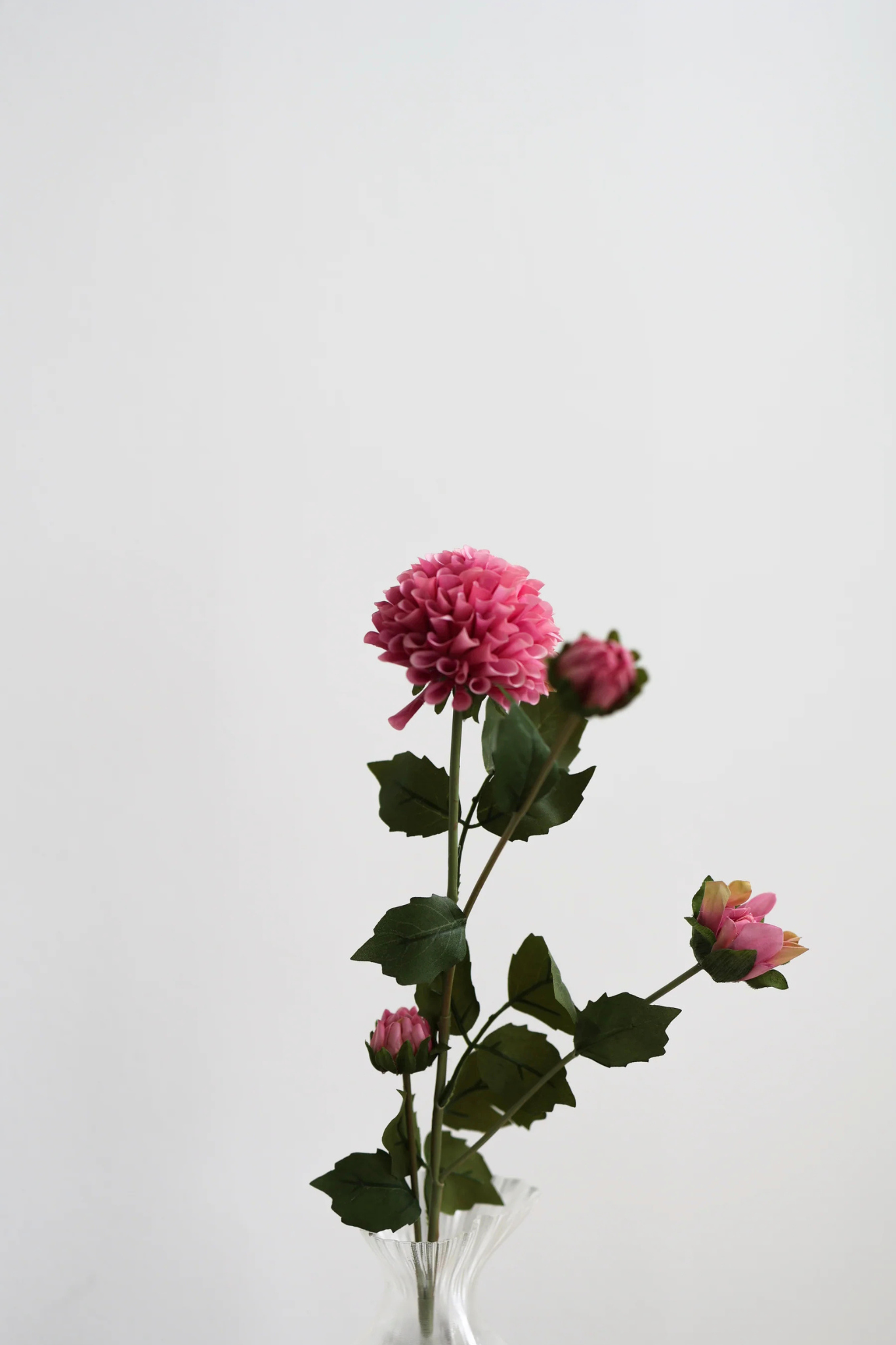 Kunstig dahlia - Pink