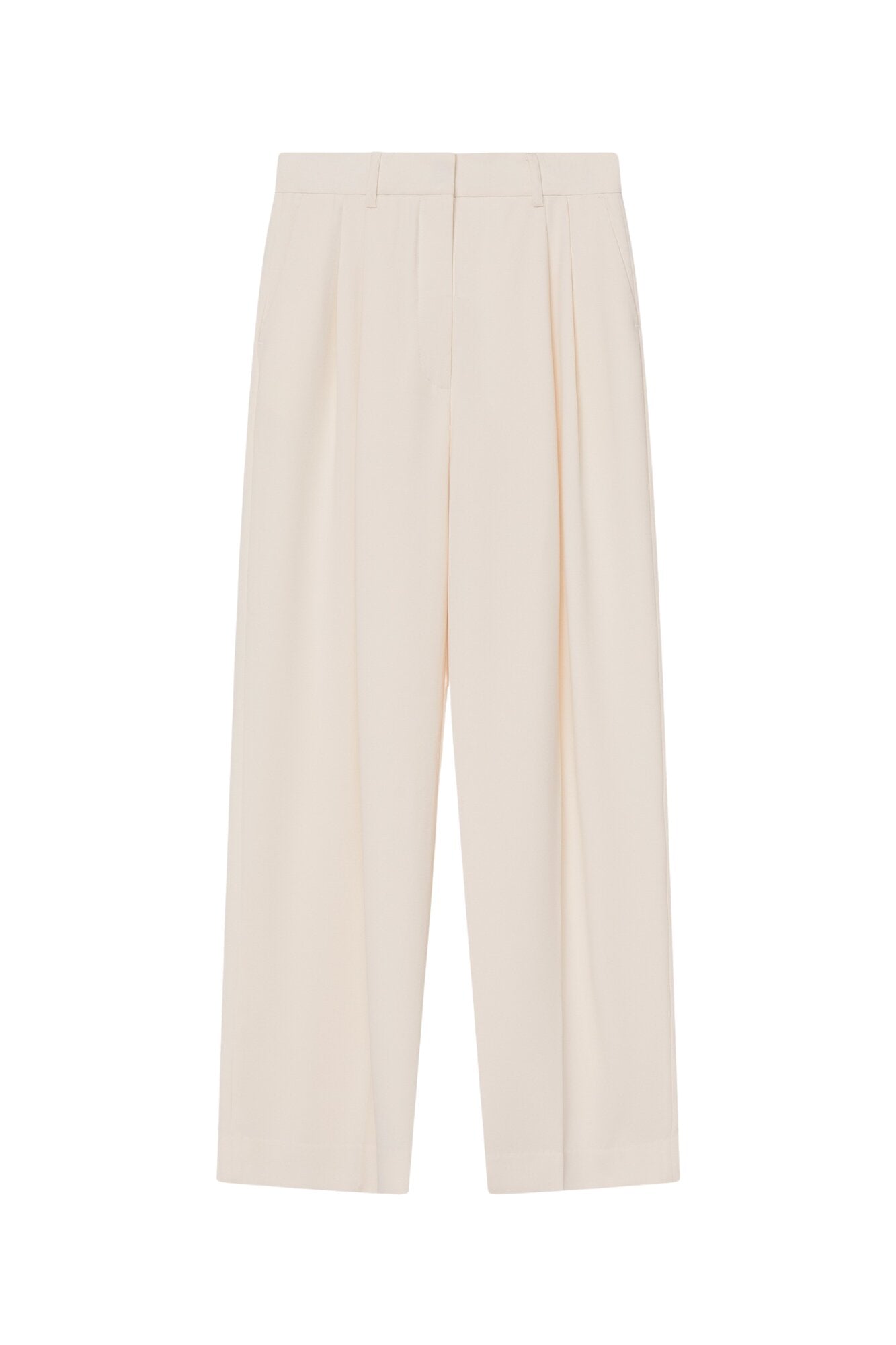 Enzo Classic Gabardine bukser - Ivory Shade