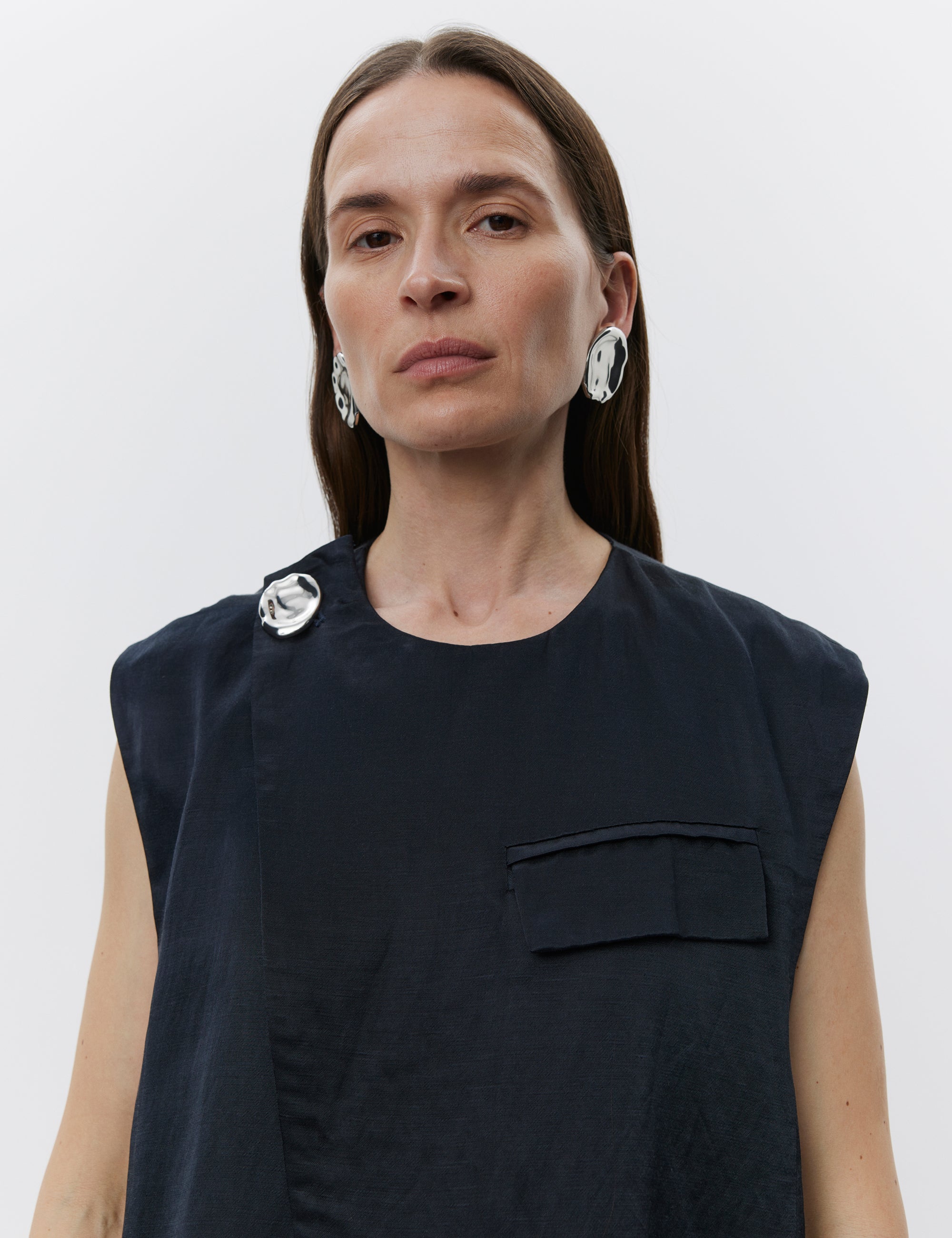 Marlin High Shine vest - sort