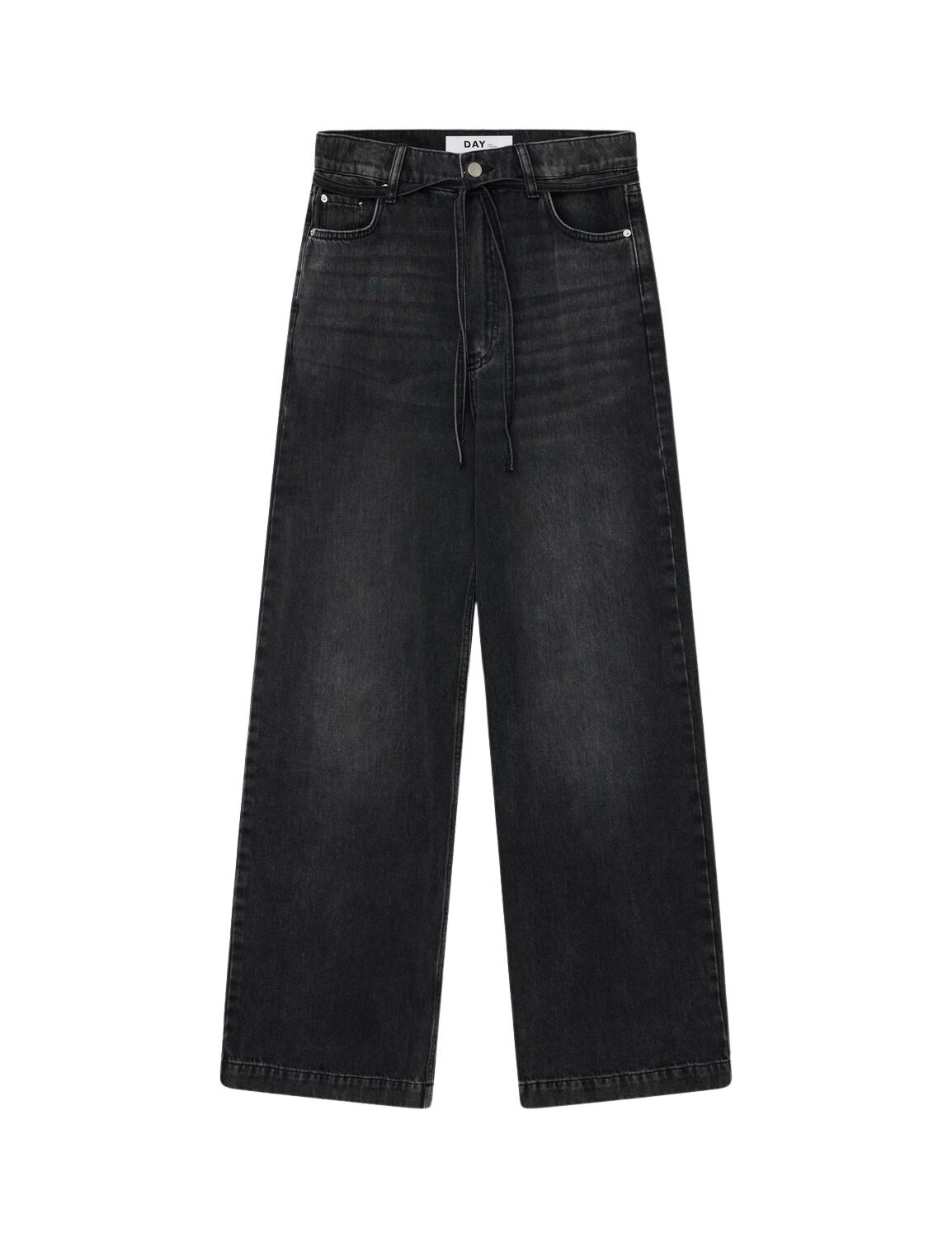 Elijah Raw Black jeans - sort