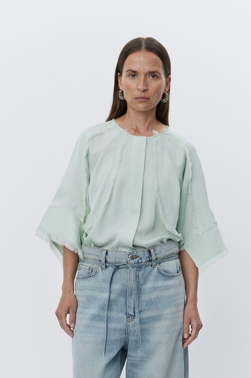 Zelie skjorte - Green Lily